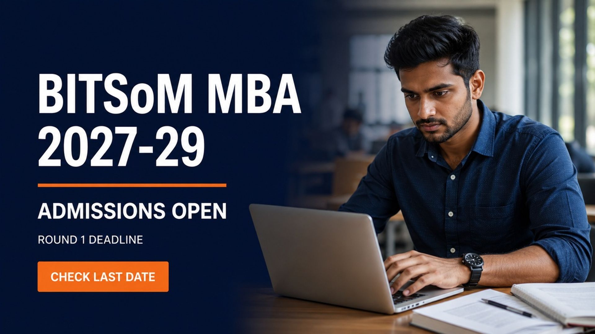 BITSoM MBA Admissions 2027-29: Round 1 Deadline Nov 15