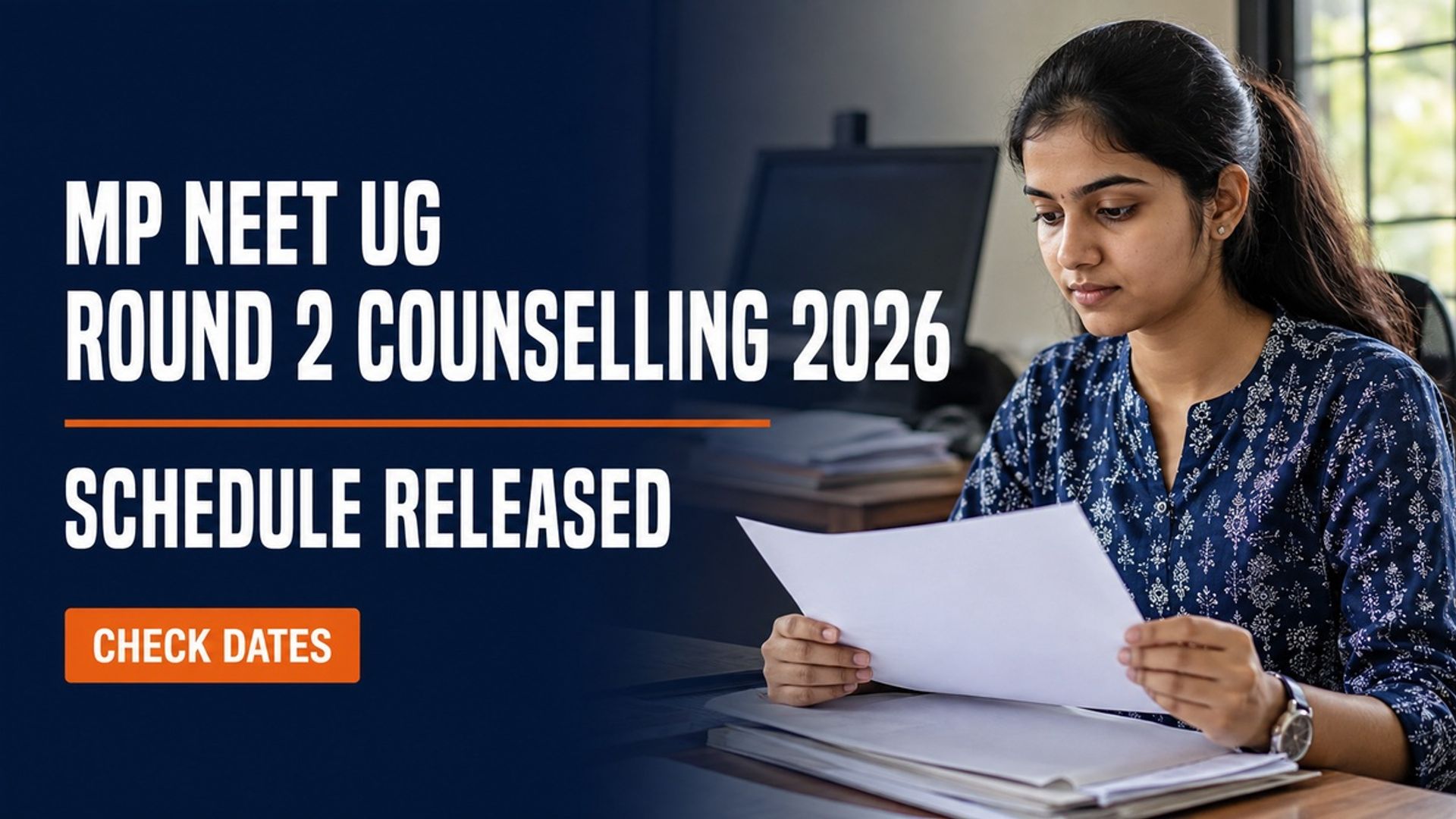 MP NEET UG Round 2 Counselling 2026 Schedule Out at DME MP