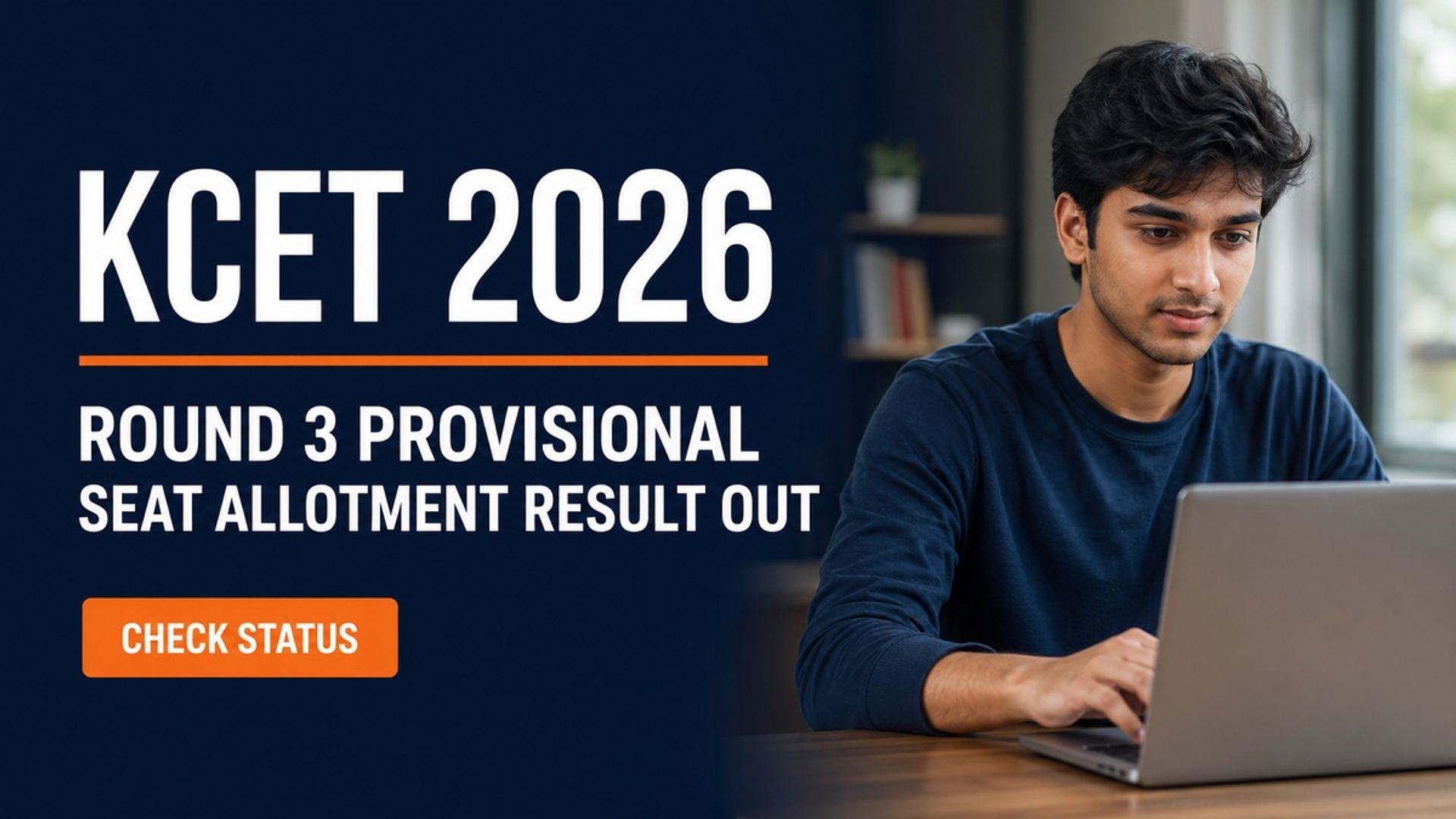 KCET 2026 Round 3 Seat Allotment Result Out; Check Now