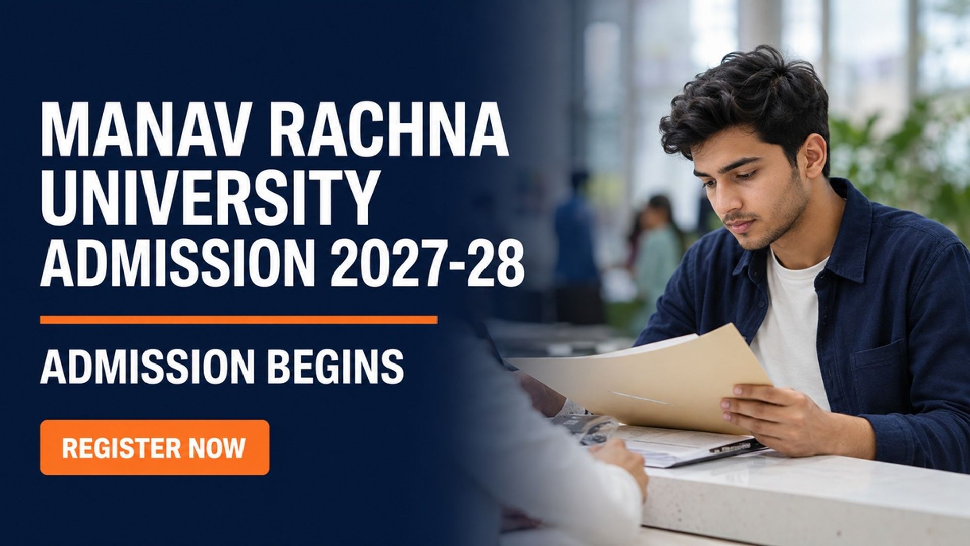 Manav Rachna University Admission 2027-28 Registration Open