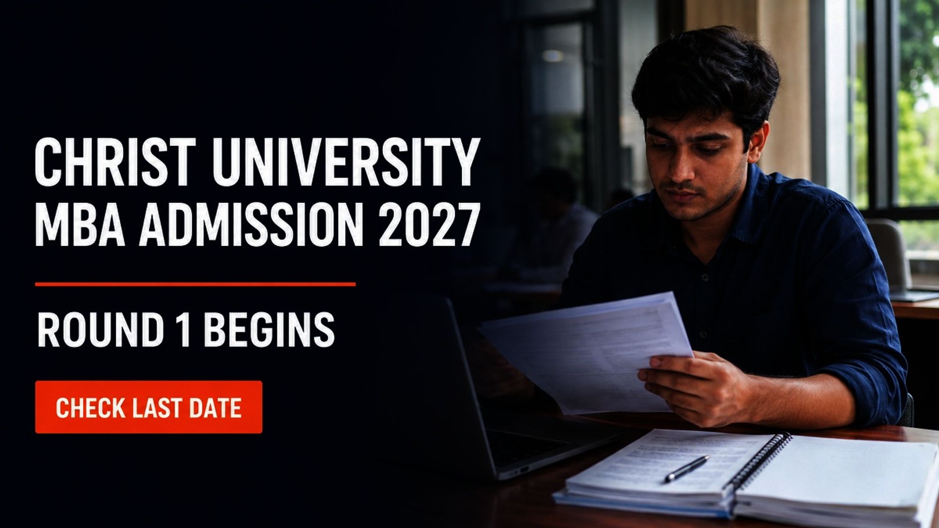 Christ University MBA Admission 2027 Apply by Jan 24 2027