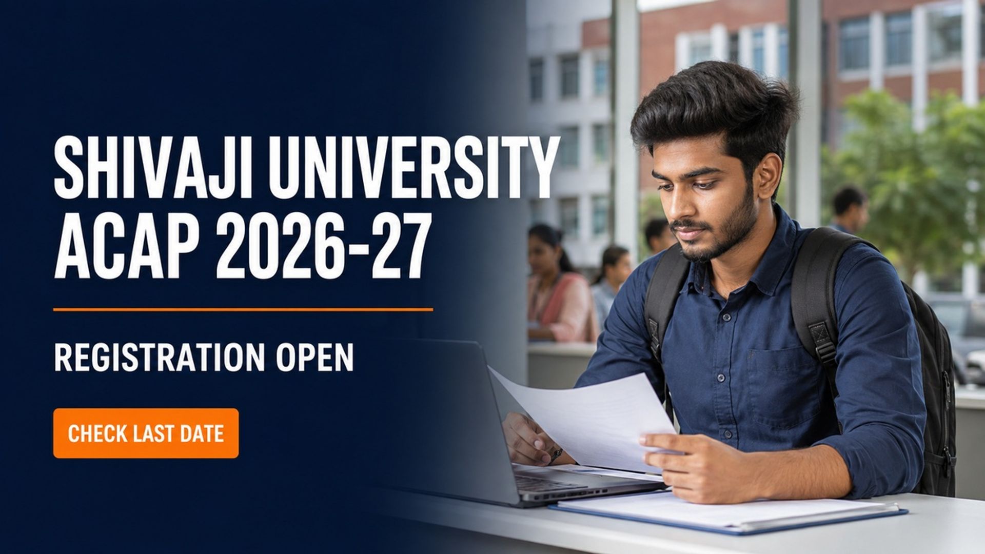 Shivaji University ACAP 2026-27 Registration Open at unishivaji.ac.in