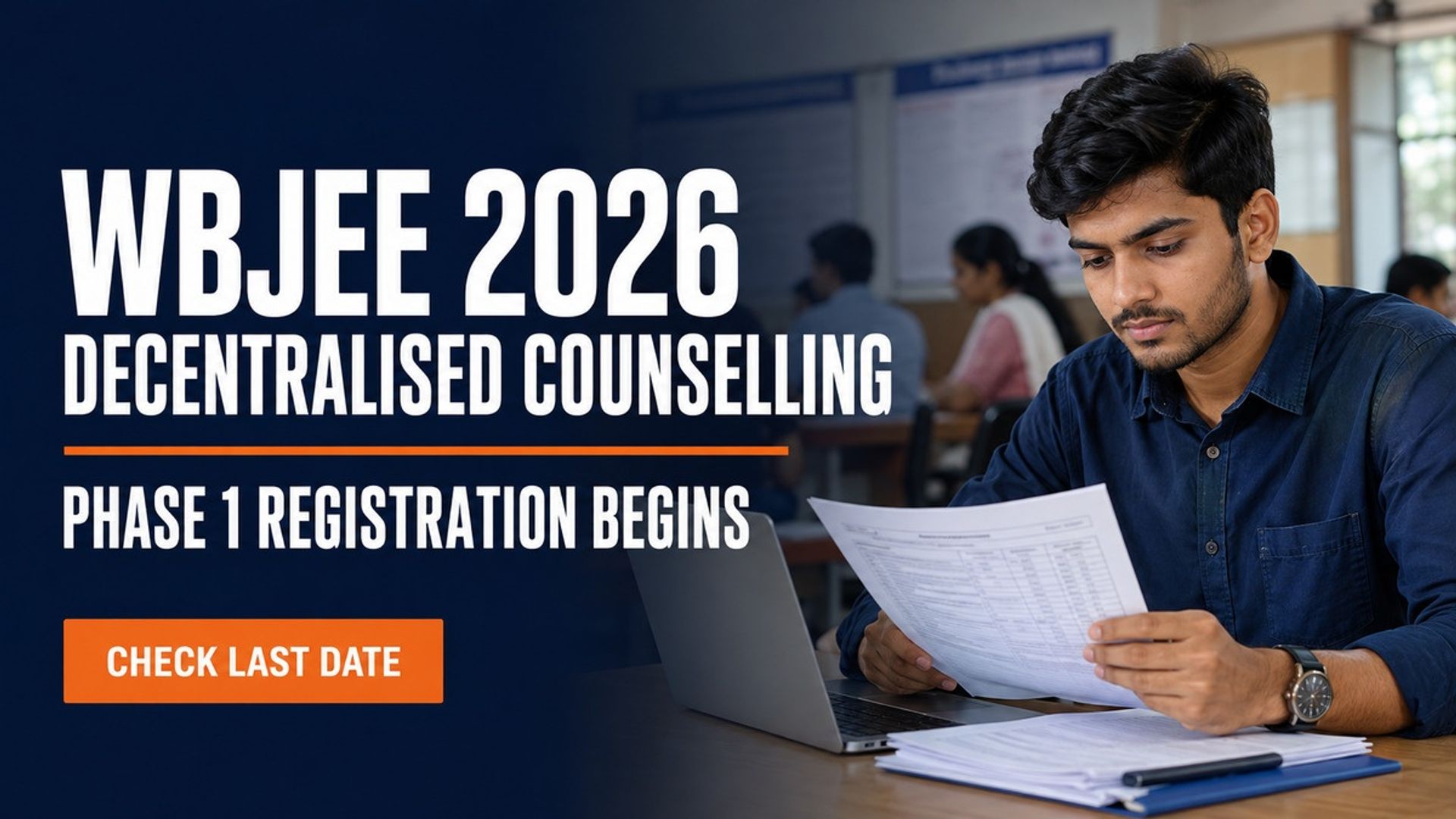 WBJEE 2026 Decentralised Counselling Registration Begins