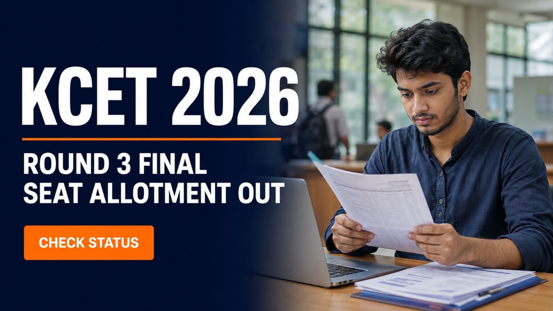 KCET 2026 Round 3 Final Allotment Out; Check Direct Link