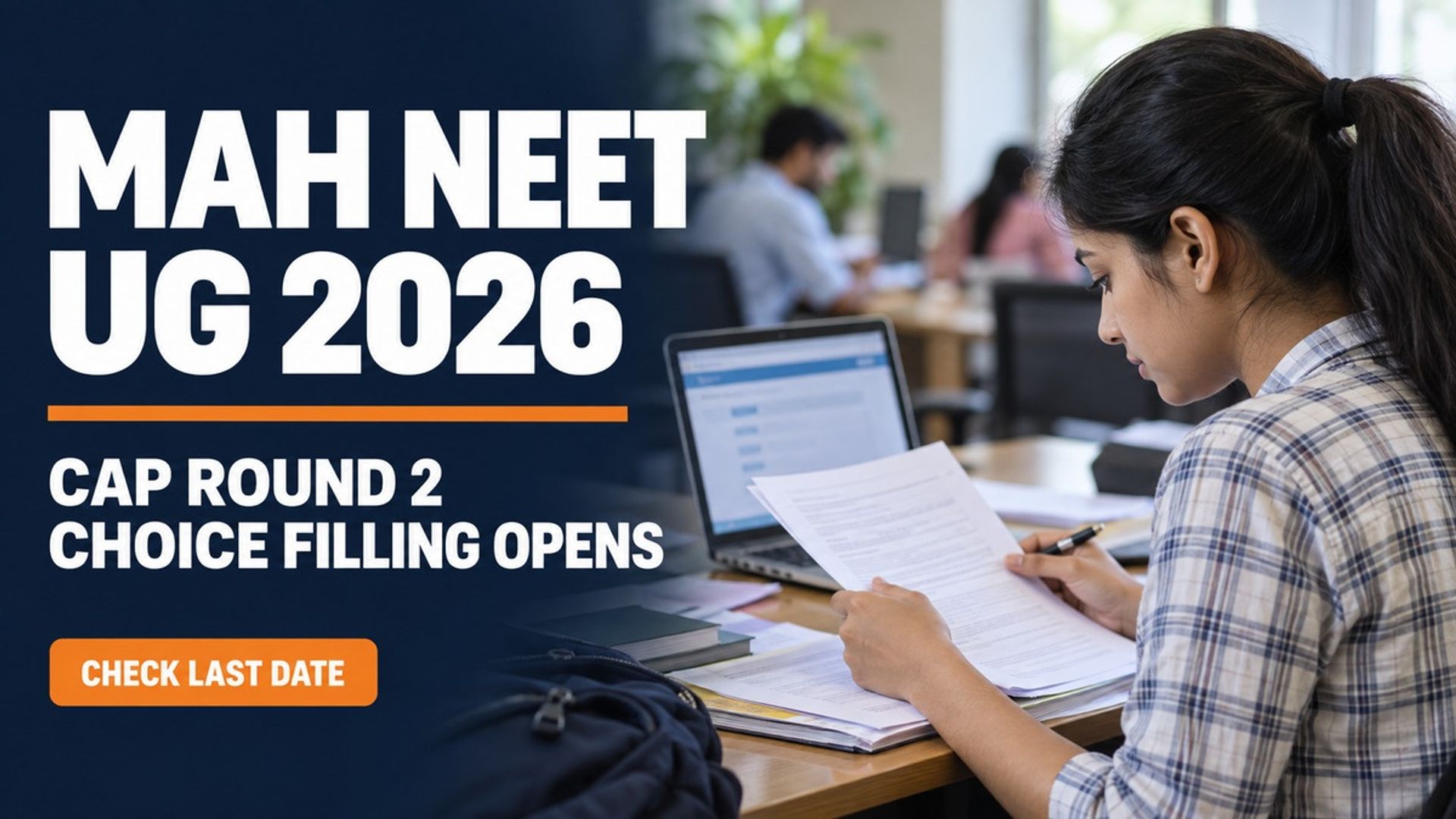 MAH NEET UG 2026 CAP Round 2 Choice Filling Begins Sept 8