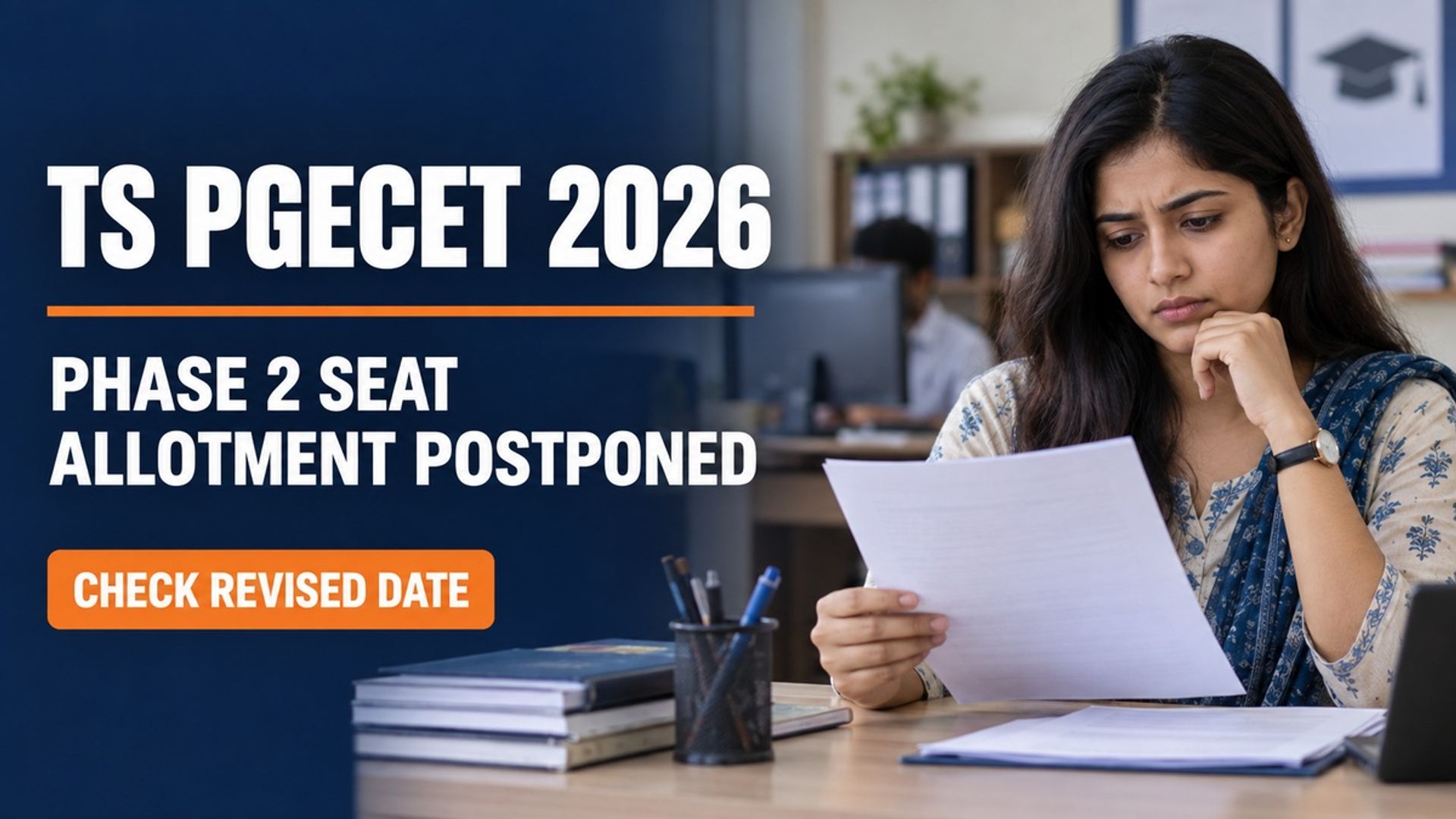 TS PGECET 2026 Phase 2 Allotment Postponed to September 10