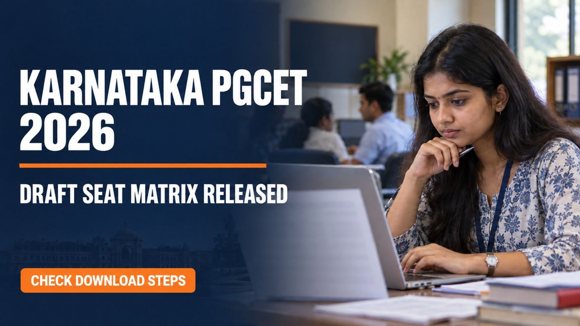 Karnataka PGCET 2026 Draft Seat Matrix Released by KEA