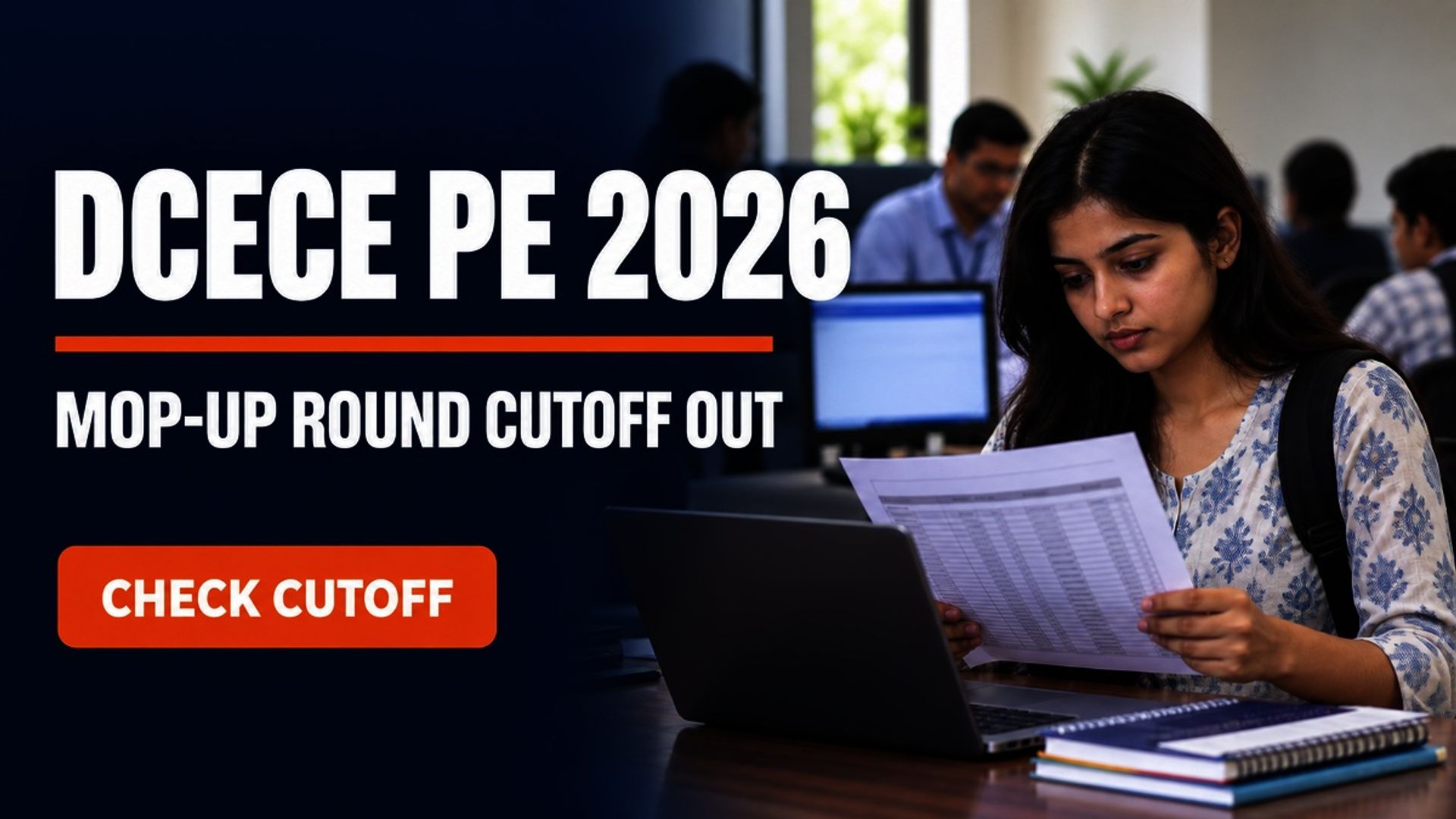 DCECE PE 2026 Mop-Up Round Cutoff Out at bceceboard.bihar.gov.in
