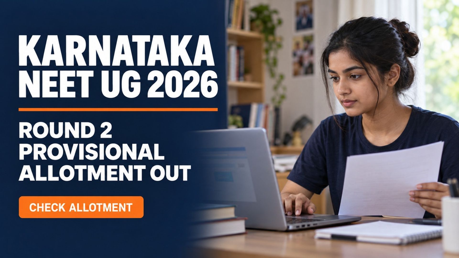 Karnataka NEET UG Round 2 Provisional Allotment 2026 Out