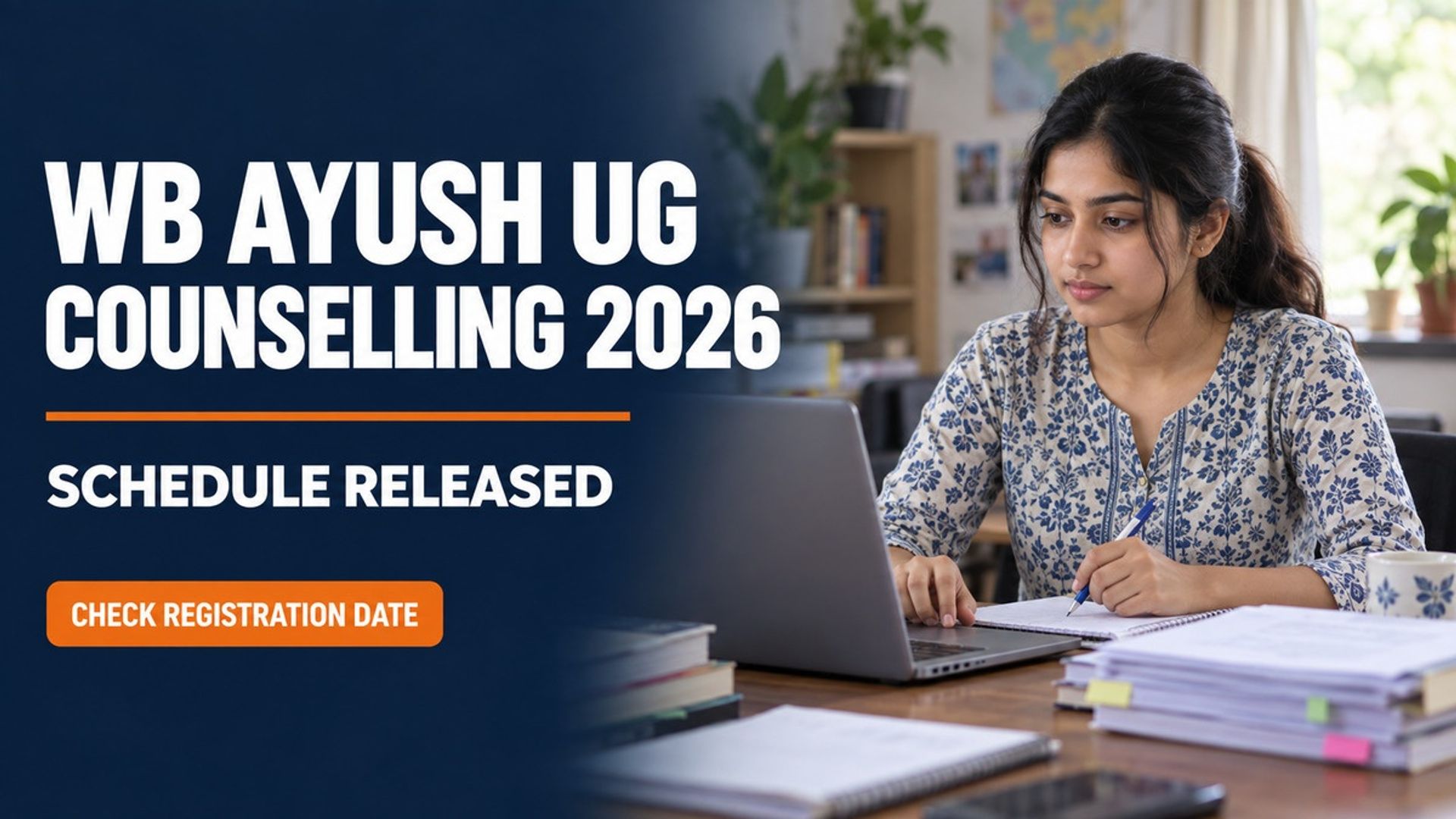 WB AYUSH UG Counselling 2026 Schedule Out at wbmcc.nic.in