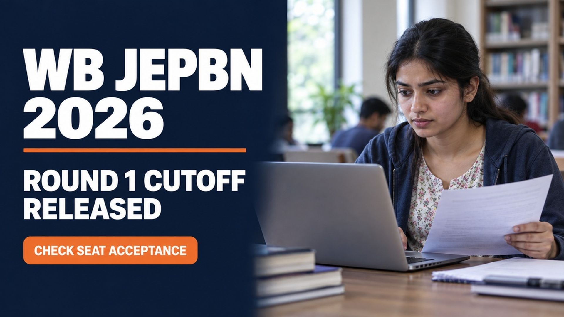 WB JEPBN 2026 Round 1 Cutoff Out at wbjeeb.nic.in