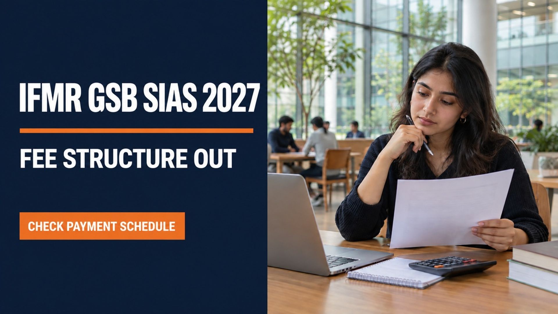 IFMR GSB 2027 Fee Structure Released at krea.edu.in