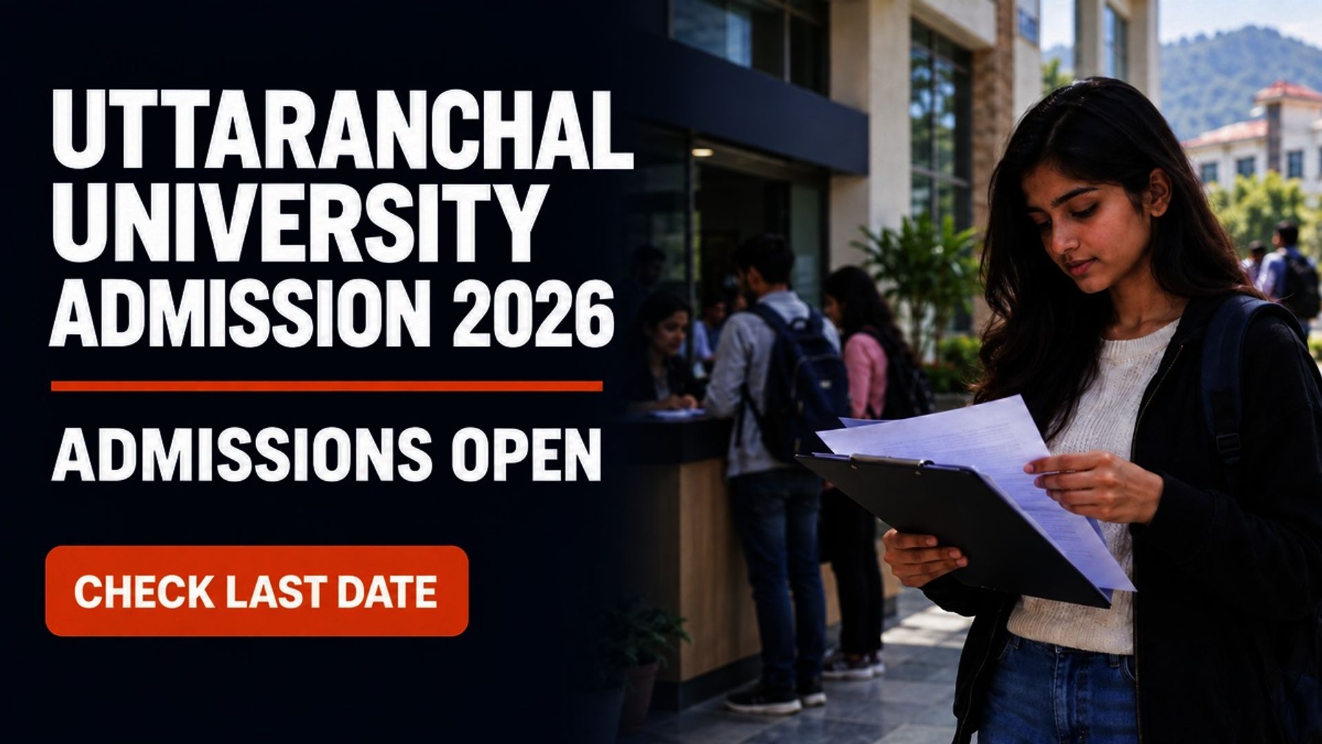 Uttaranchal University Admission 2026: Apply by Sept 20
