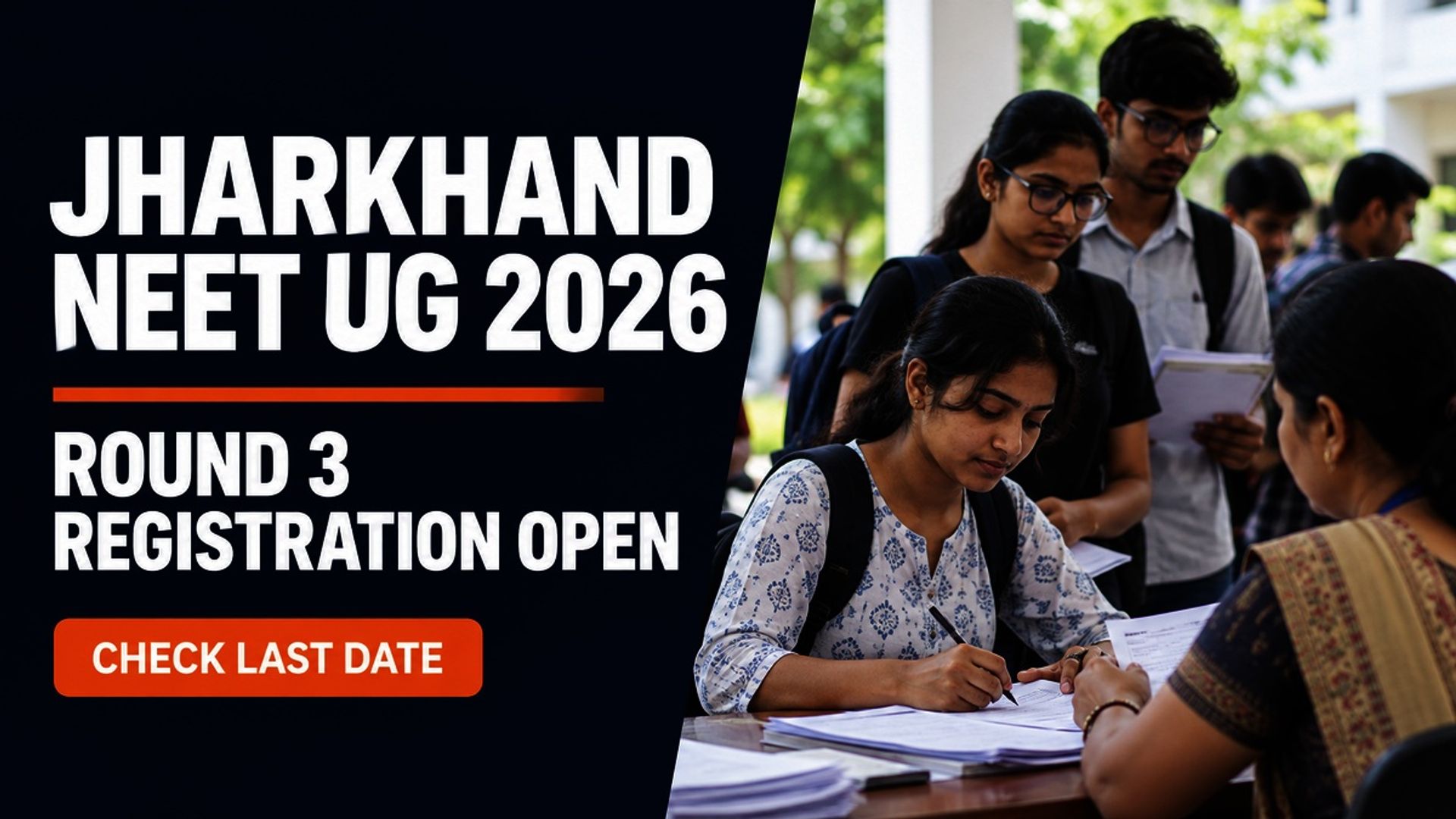 Jharkhand NEET UG 2026 Round 3 Registration Begins Today
