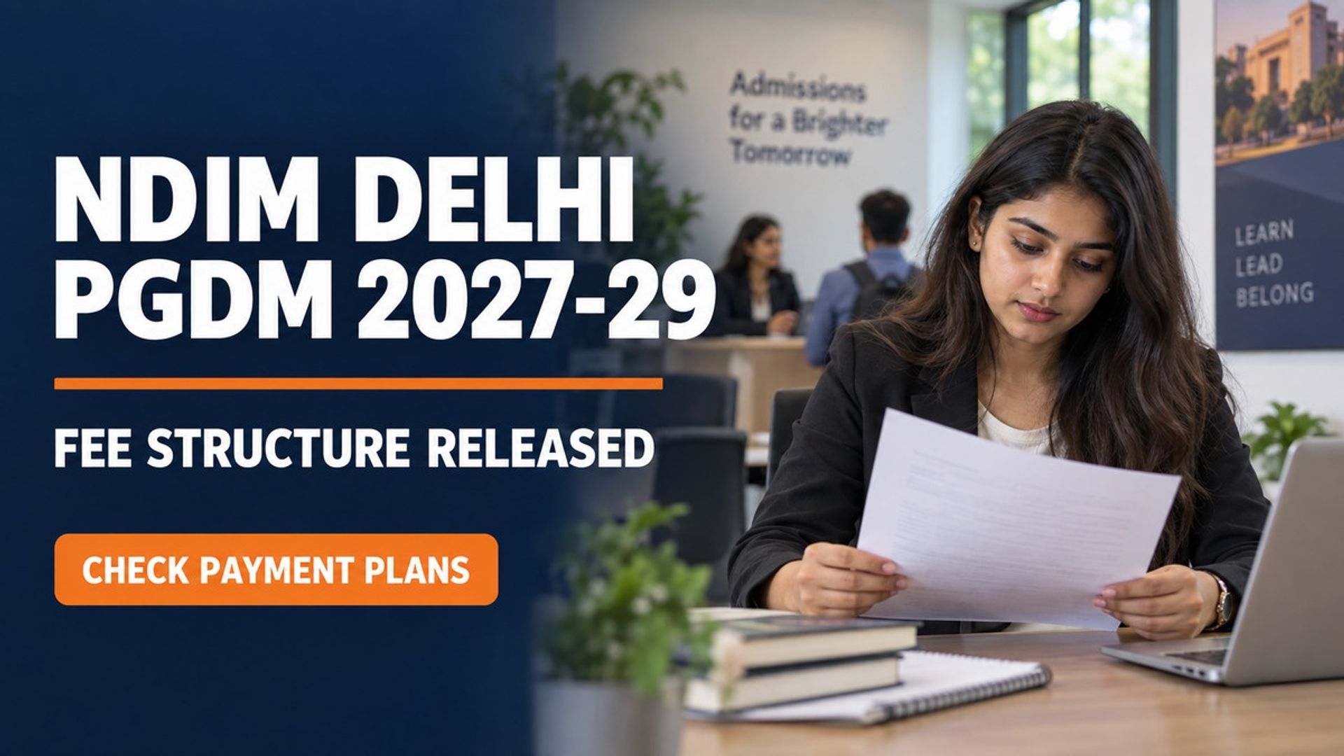 NDIM Delhi PGDM Fee 2027-29 Released at ndimdelhi.org