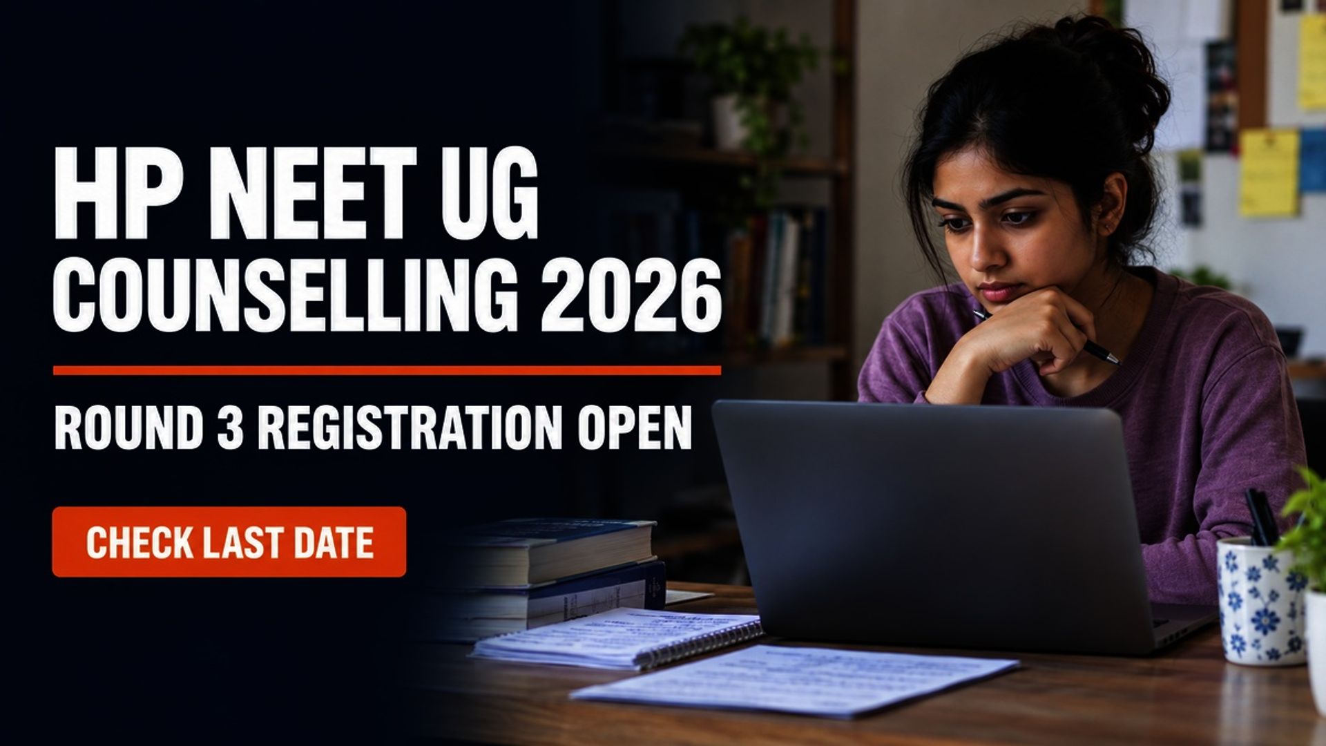 HP NEET UG Round 3 Counselling 2026 Registration Open