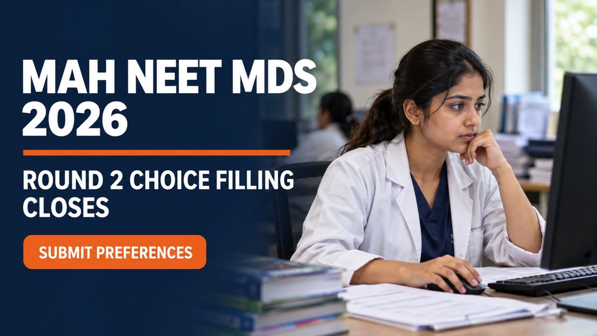 MAH NEET MDS 2026 Round 2 Choice Filling Closes Today