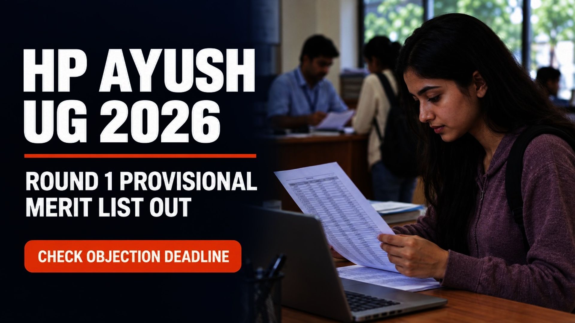 HP AYUSH UG 2026 Round 1 Merit List Out; Object by Sept 26