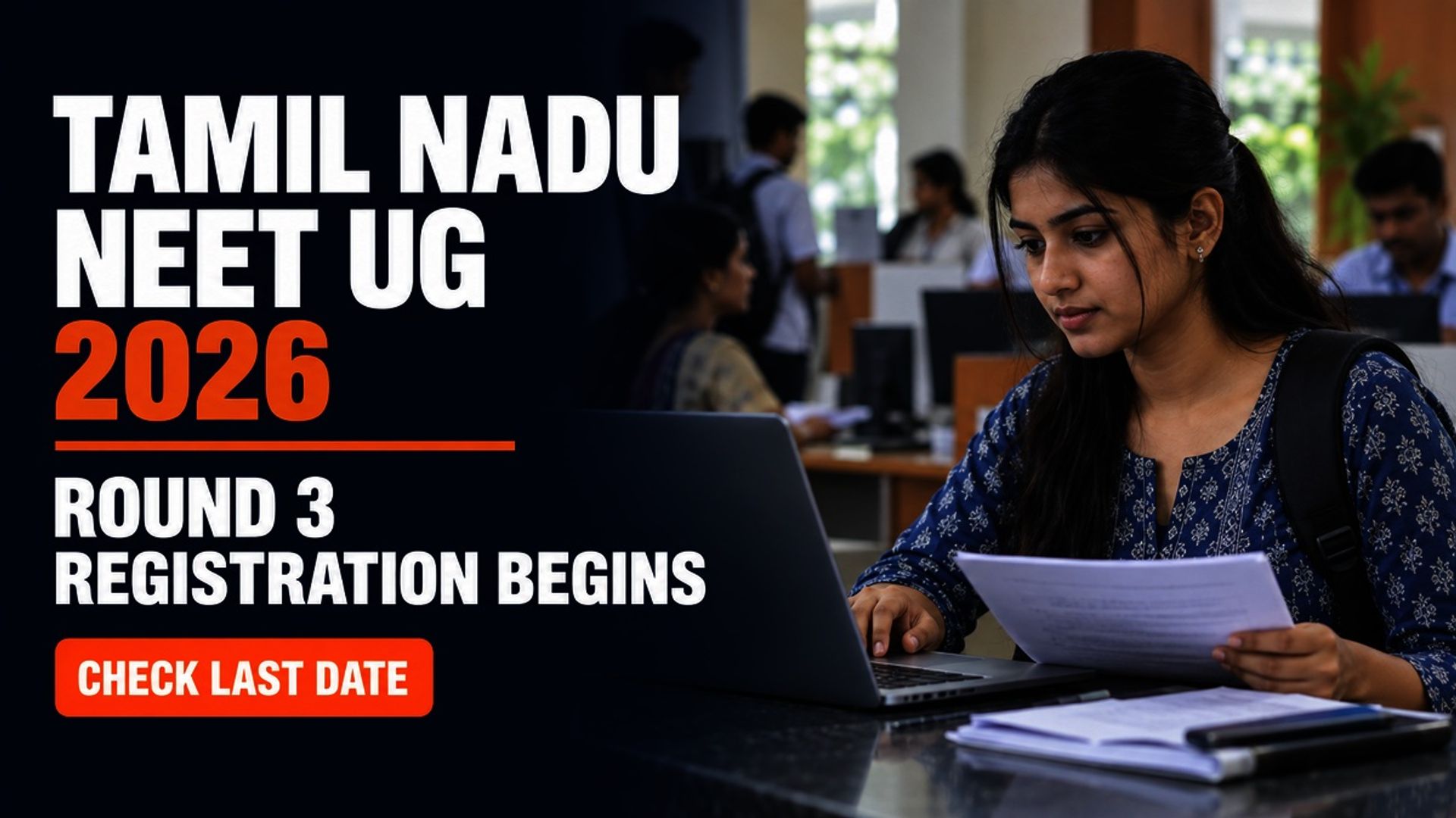 Tamil Nadu NEET UG 2026 Round 3 Registration Begins Now