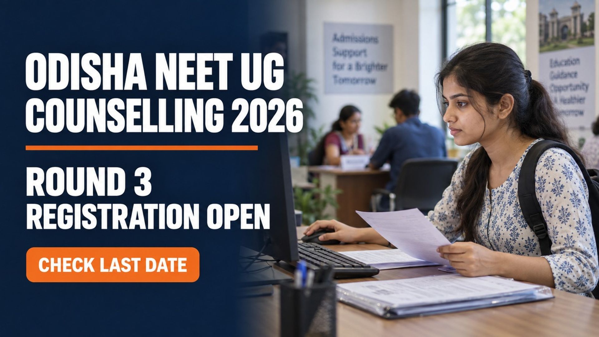 Odisha NEET UG Round 3 Counselling 2026 Registration Live