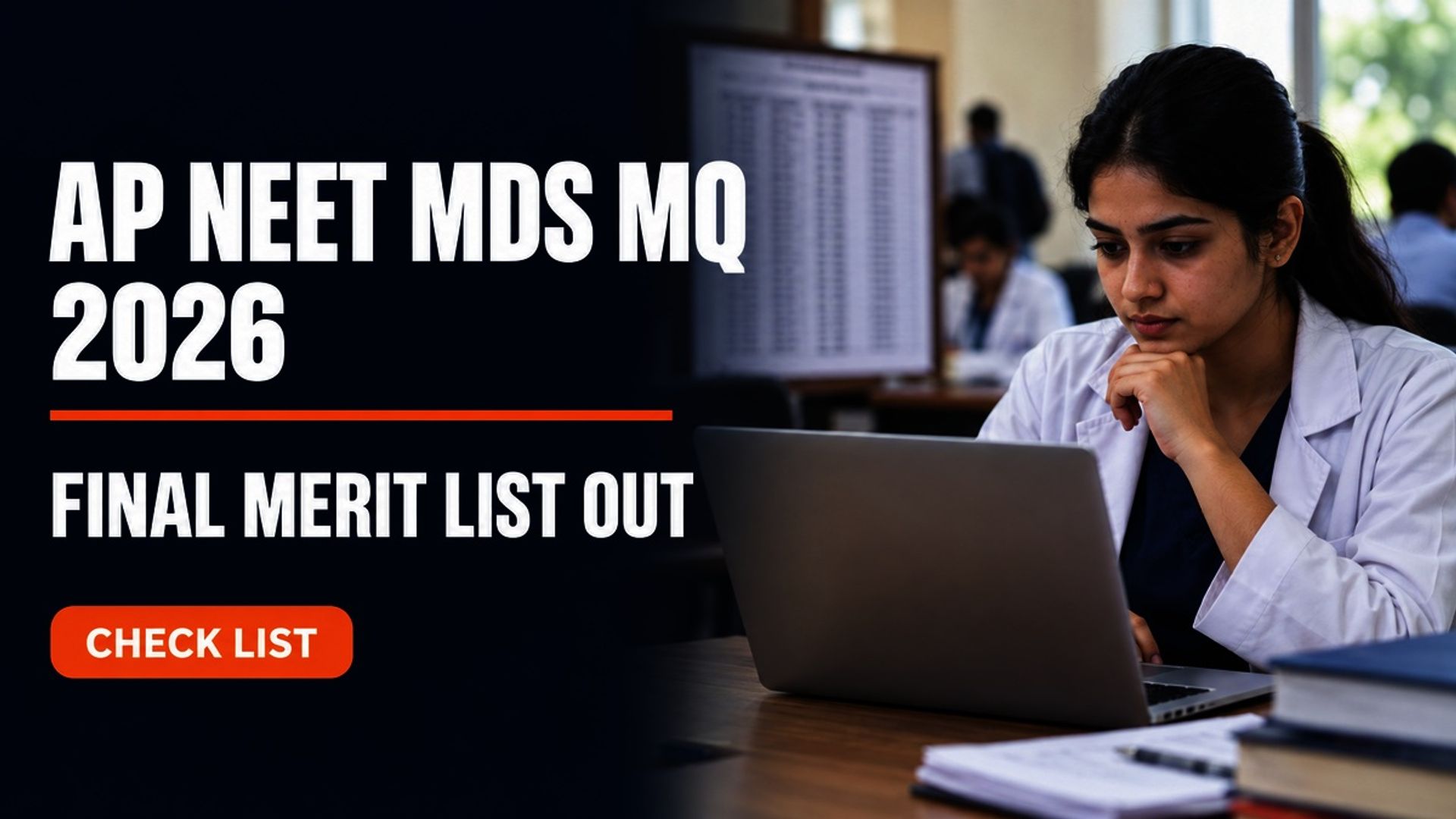 AP NEET MDS MQ Final Merit List 2026 Out at drntr.uhsap.in