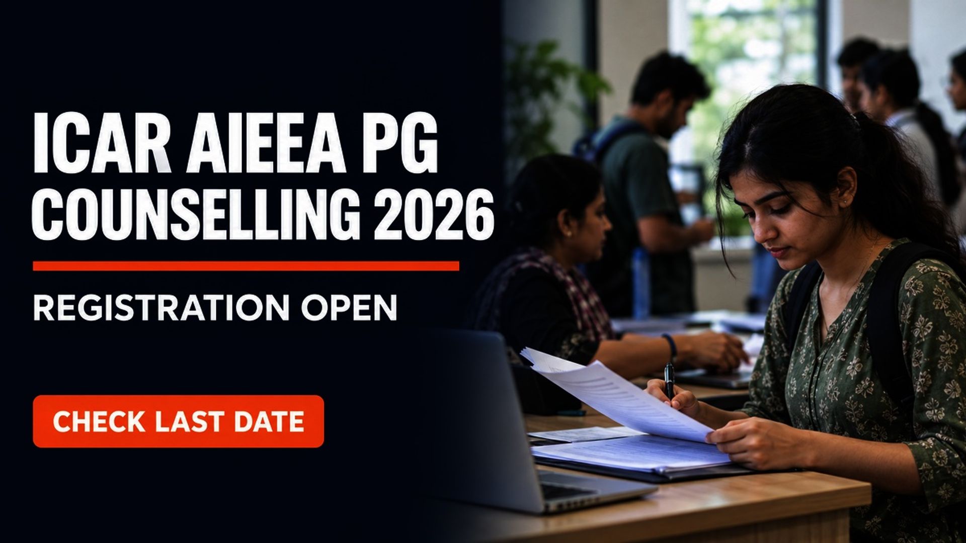 ICAR AIEEA PG Counselling 2026 Registration Begins; Apply by Oct 2