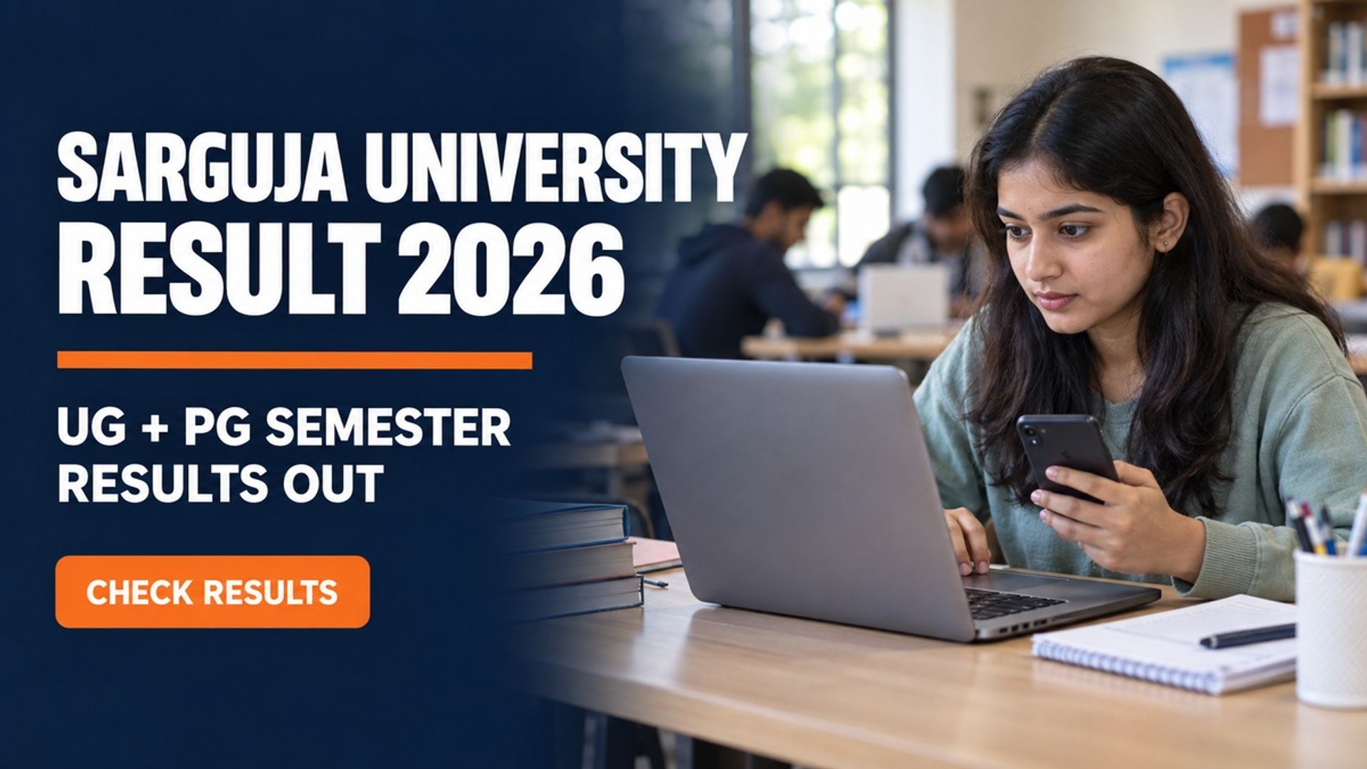 Sarguja University Result 2026: Date-Wise UG, PG Links