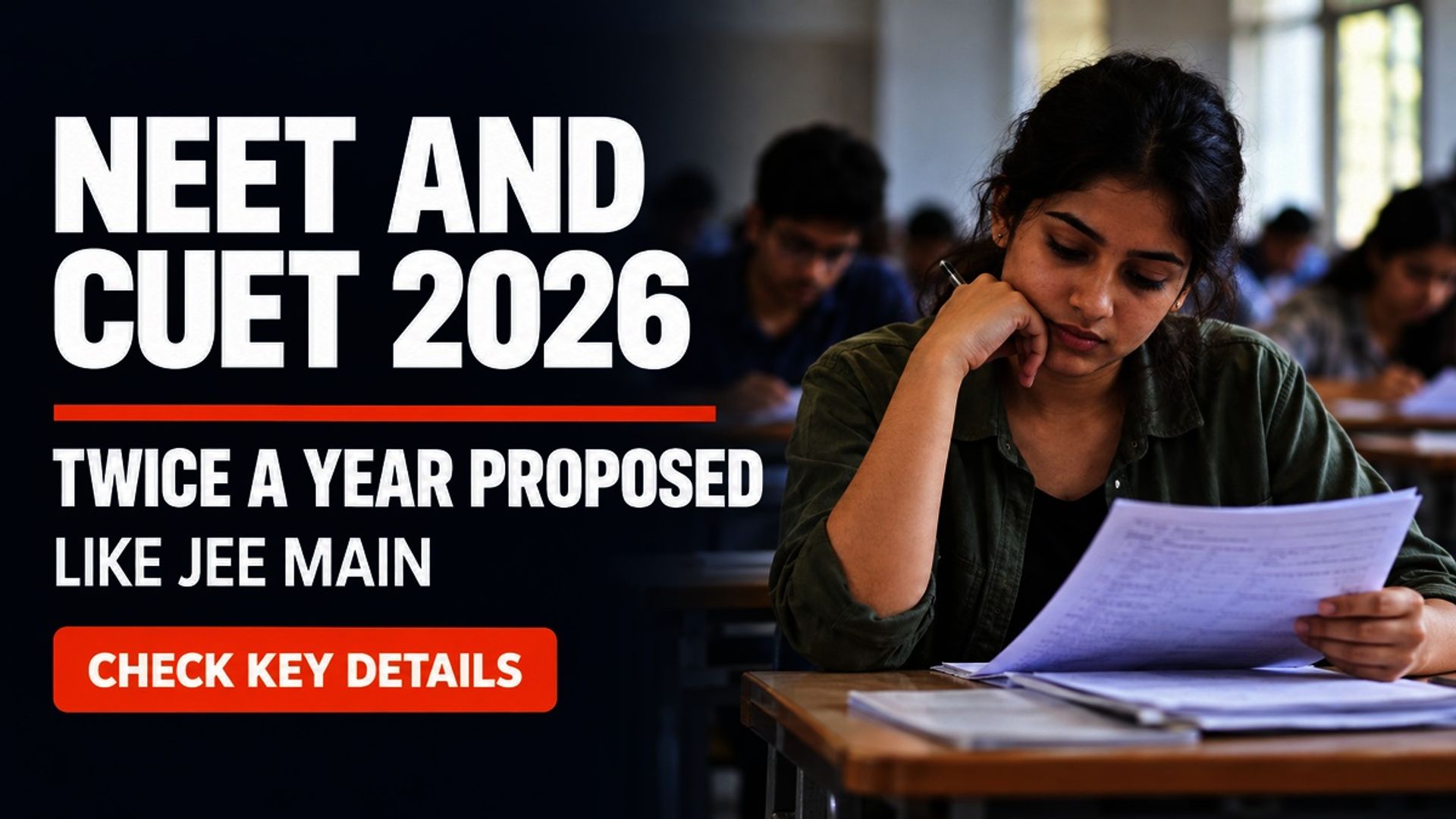 NEET CUET Twice a Year: Education Ministry Proposes Reform