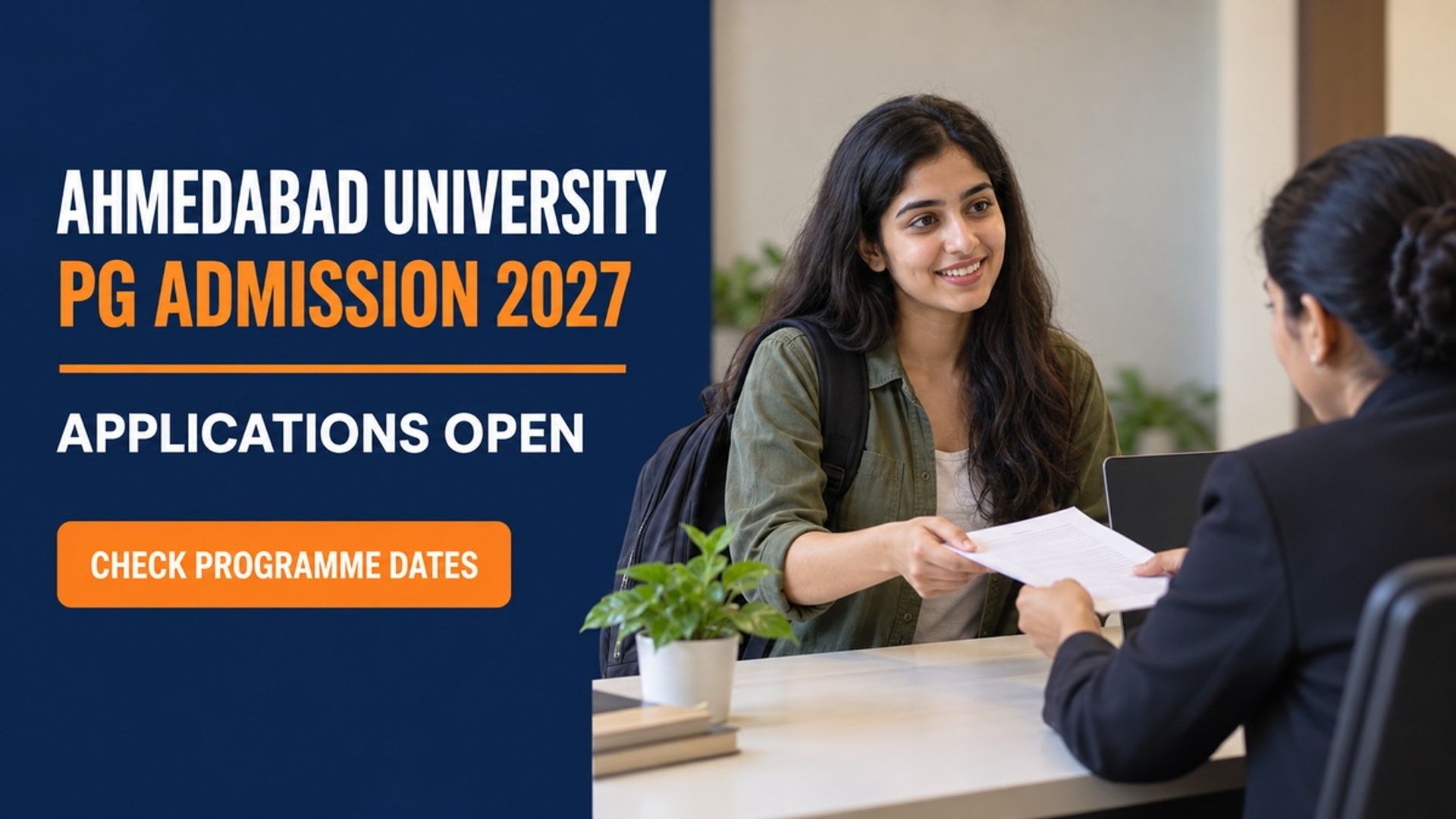 Ahmedabad University PG Admission 2027 Open; Check Dates