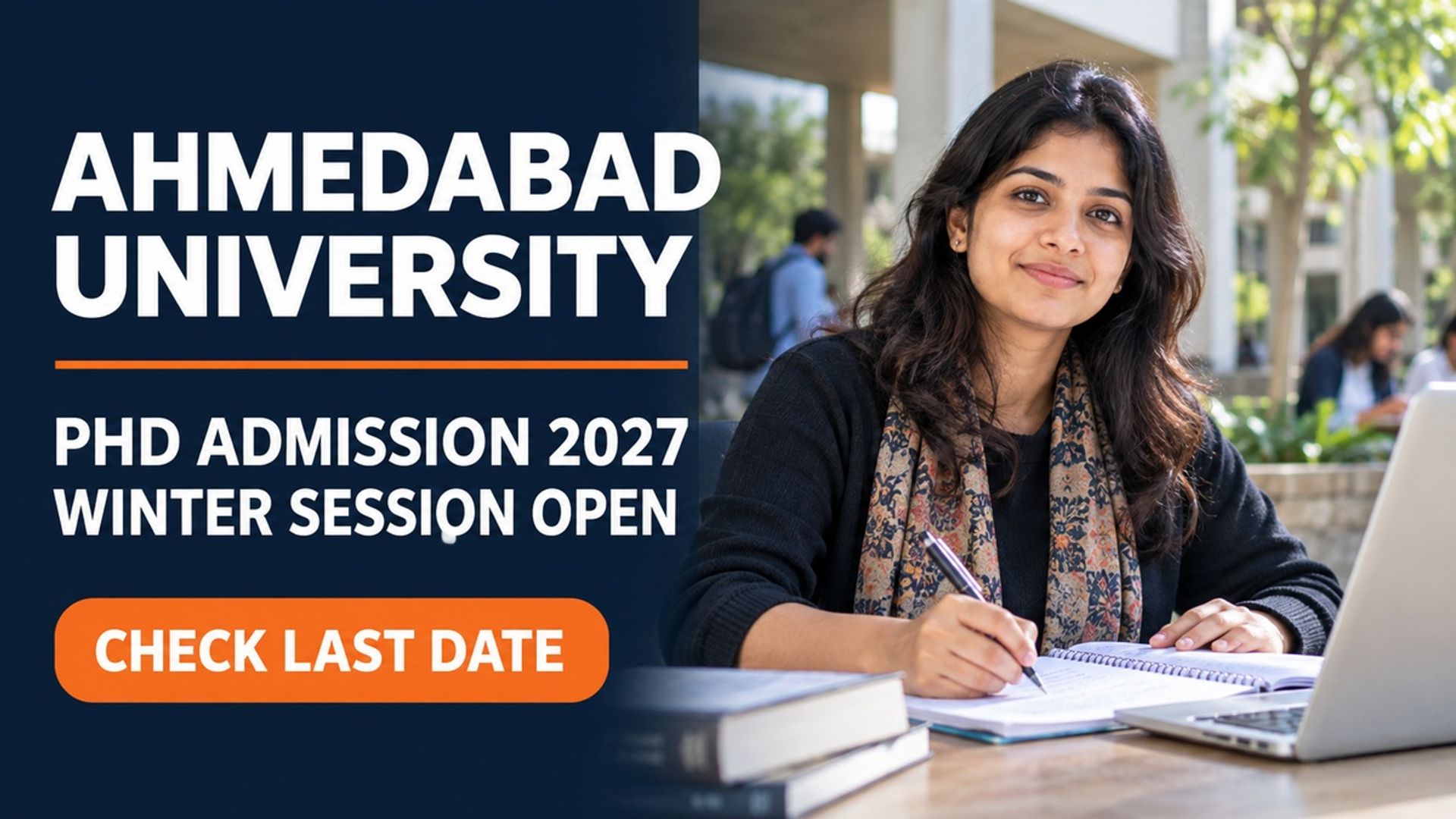 Ahmedabad University PhD Admission 2027 Winter Session Open
