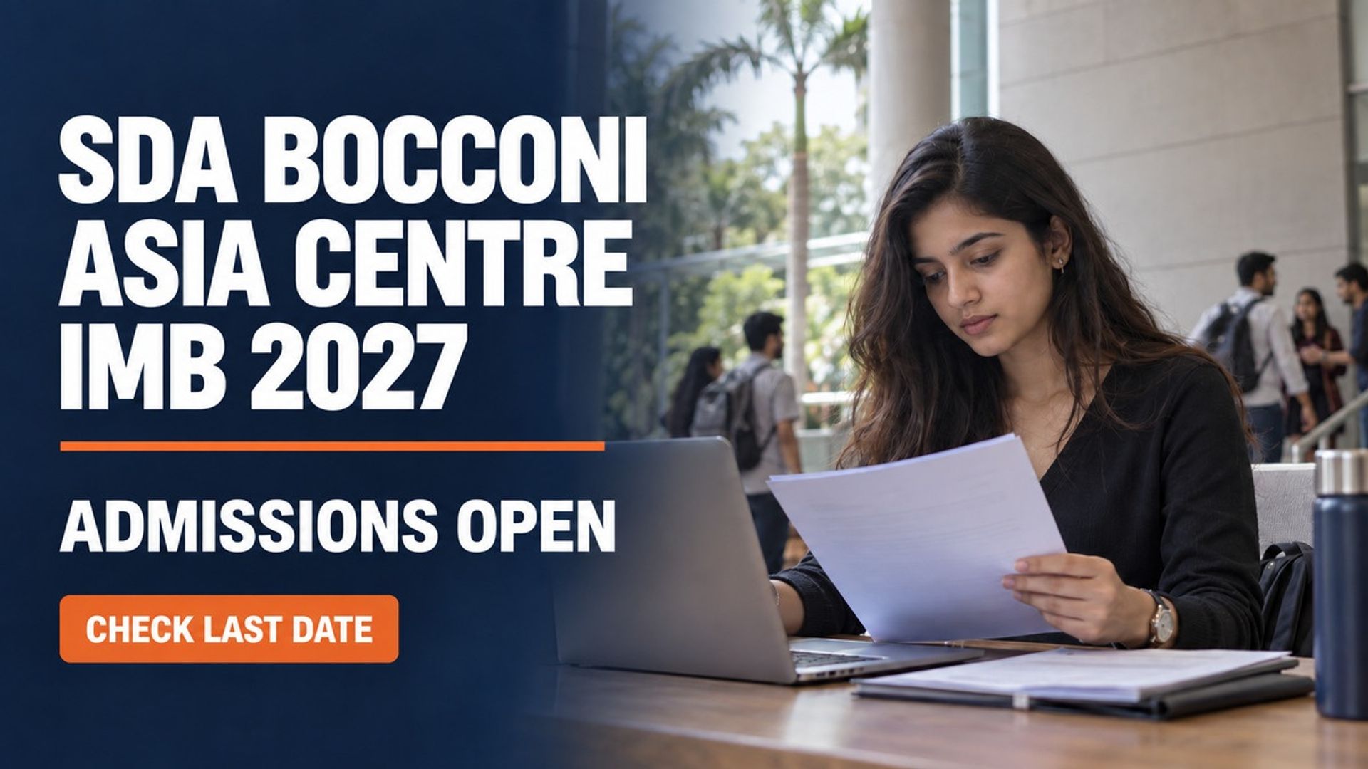 SDA Bocconi IMB 2027 Admission Open; Apply by November 30
