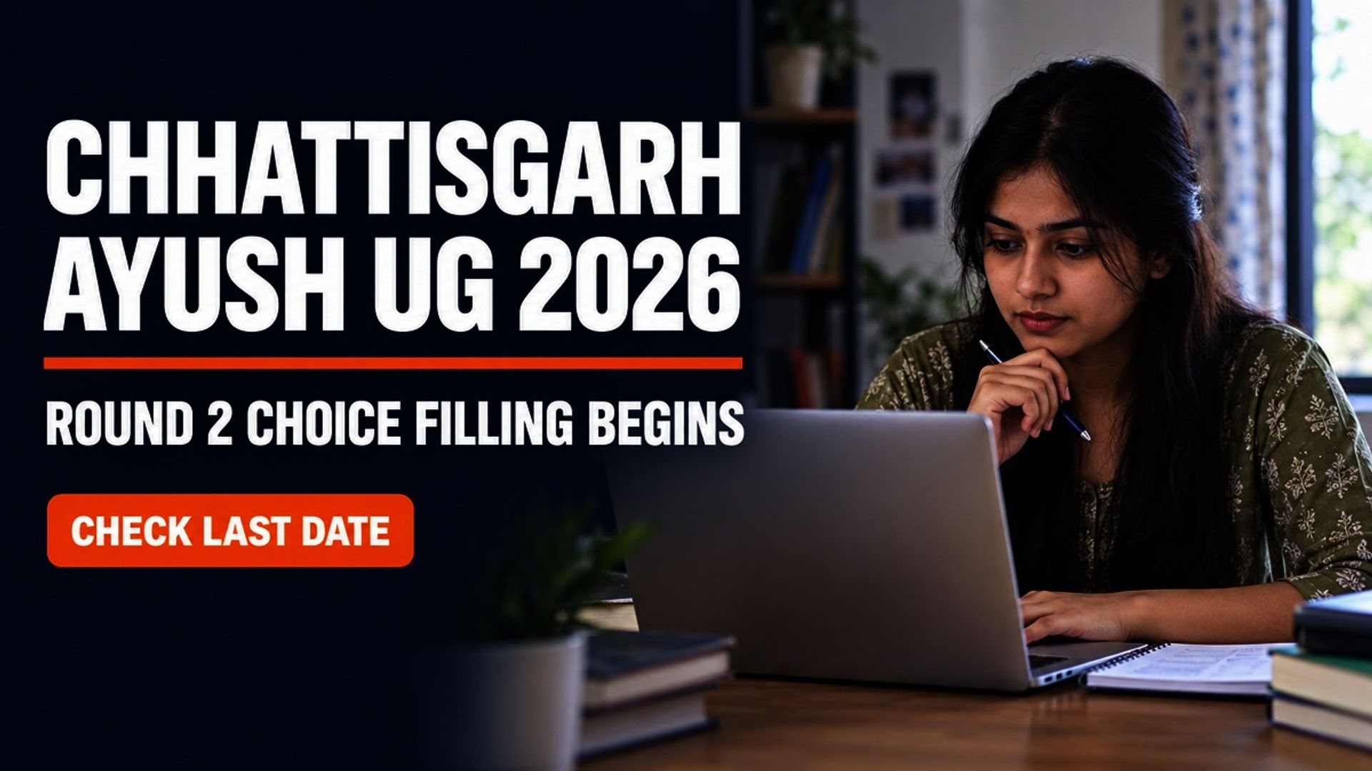 Chhattisgarh AYUSH 2026 Round 2 Choice Filling Begins; Check Dates