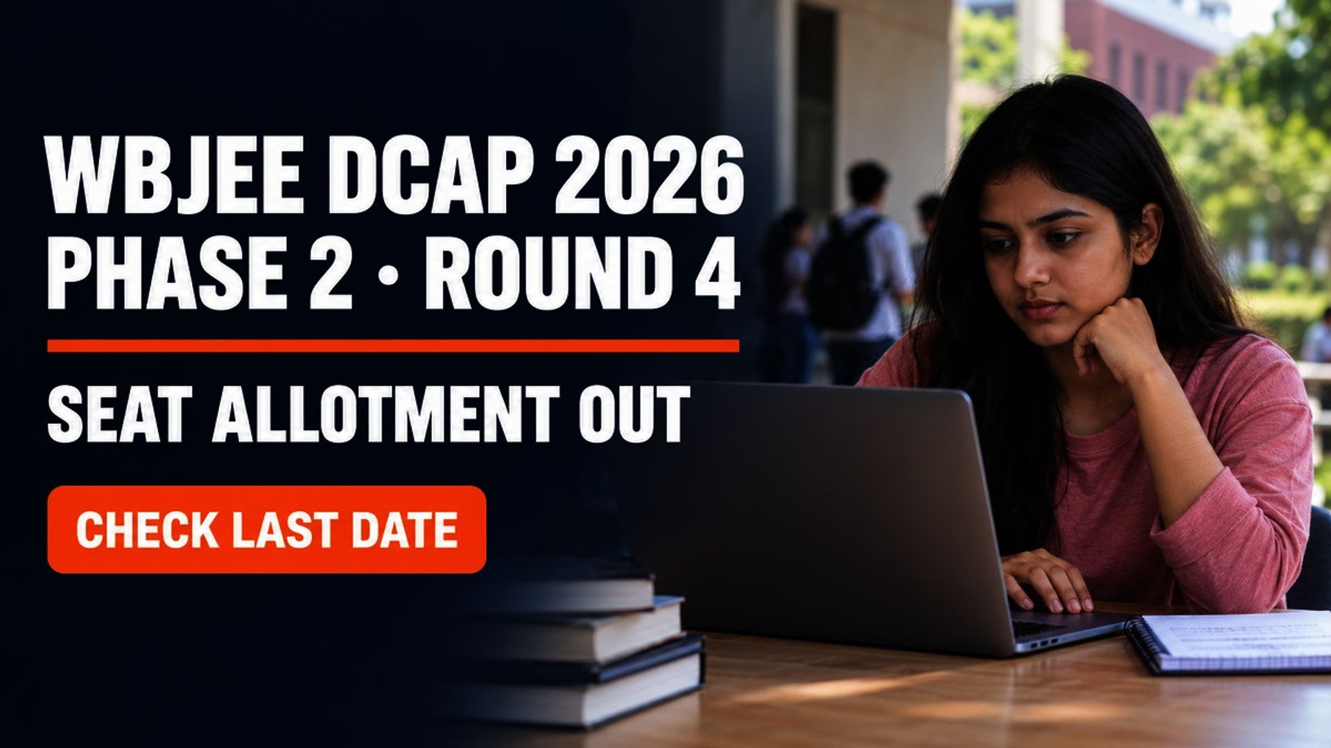 WBJEE DCAP 2026 Phase 2 Round 4 Allotment Out; Admission by Oct 6
