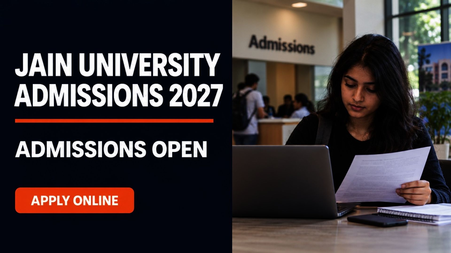 JAIN University Admission 2027: Apply Online for UG, PG, MBA