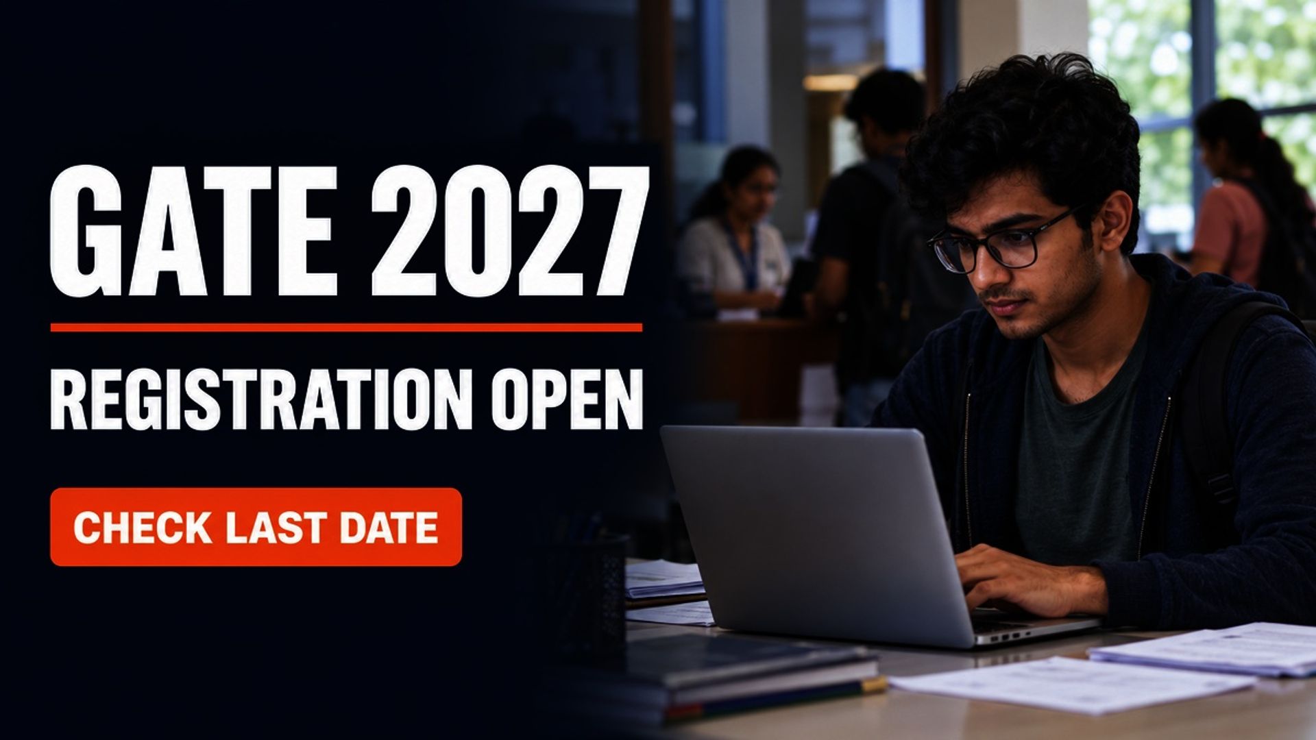 GATE 2027 Registration with Late Fee Open till October 12