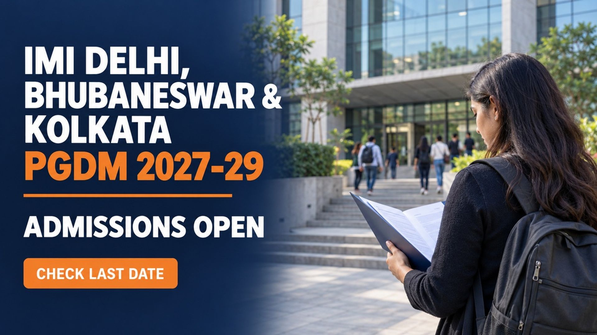 IMI PGDM Admission 2027-29 Open; Apply by Dec 19
