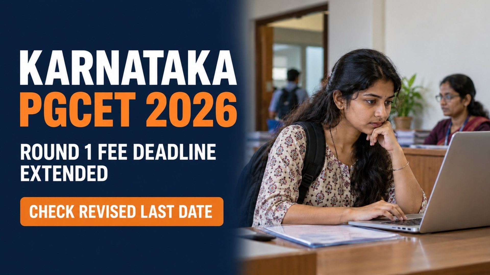 Karnataka PGCET 2026 Round 1 Fee Deadline Extended to Oct 9