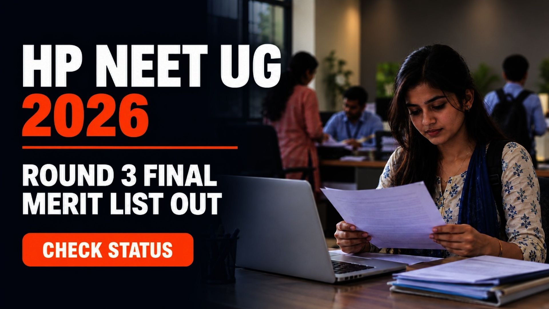 HP NEET UG 2026 Round 3 Merit List Out; Choice Filling Extended