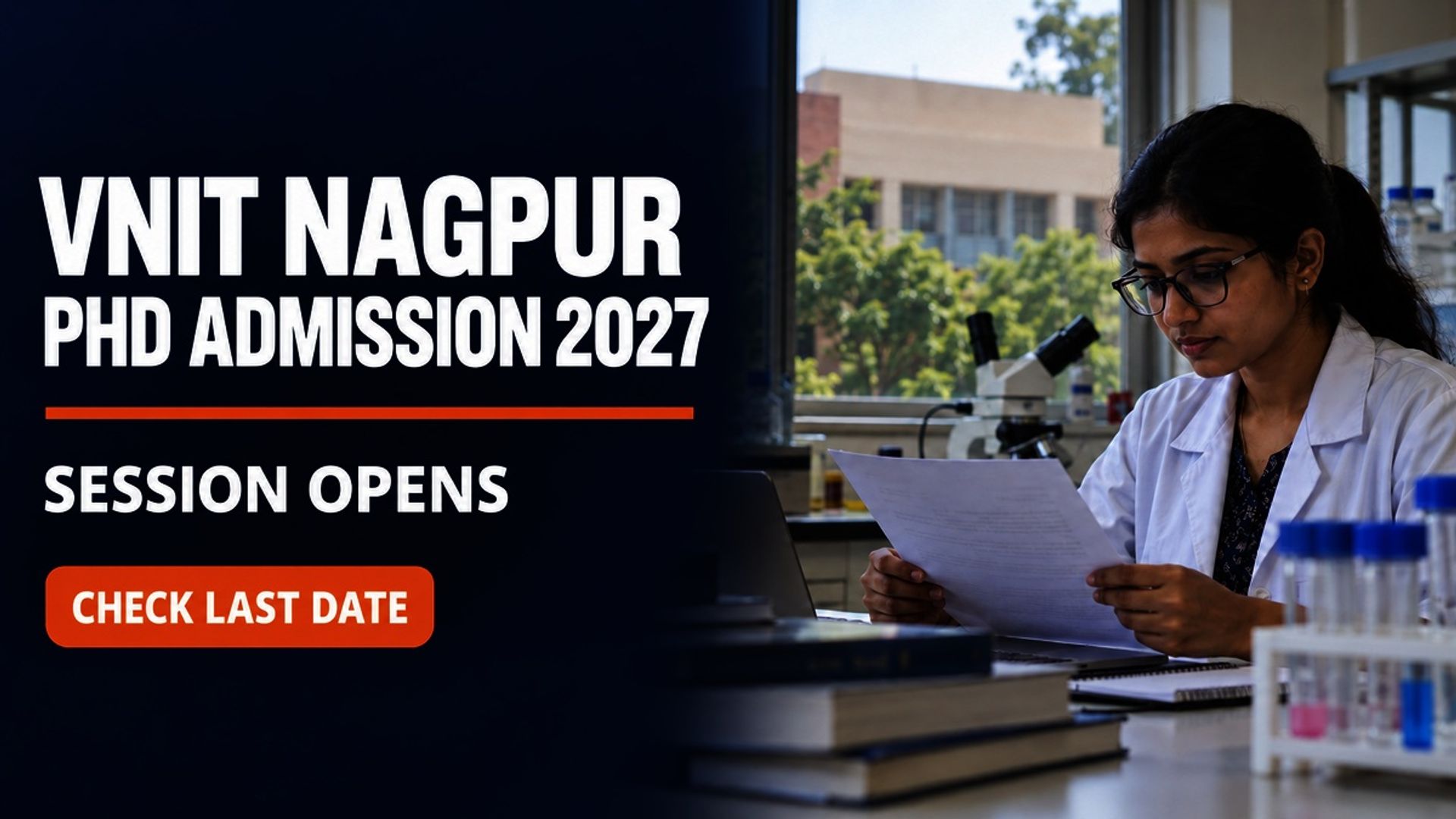 VNIT Nagpur PhD Admission 2027 Open; Apply by Nov 2 at vnit.ac.in