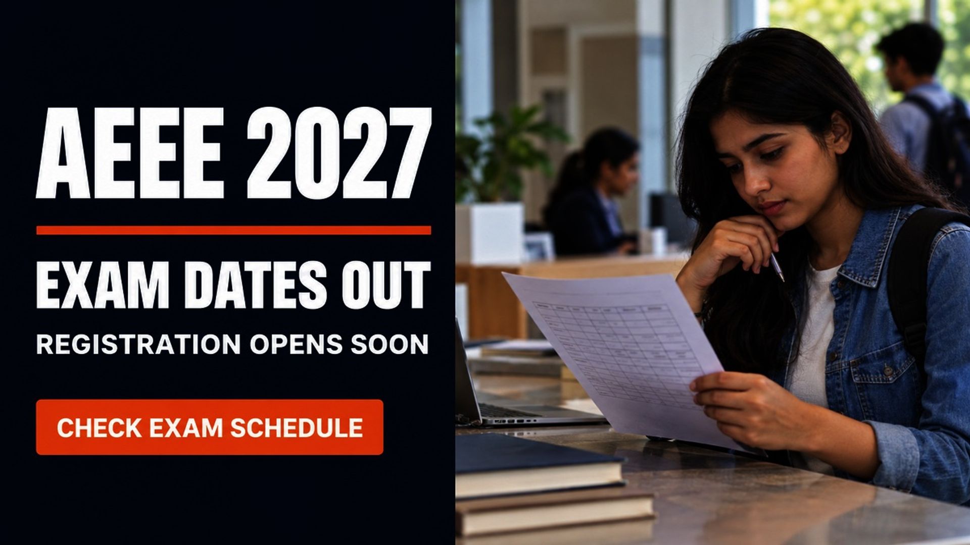 AEEE 2027 Exam Dates Out; Registration Opens in November