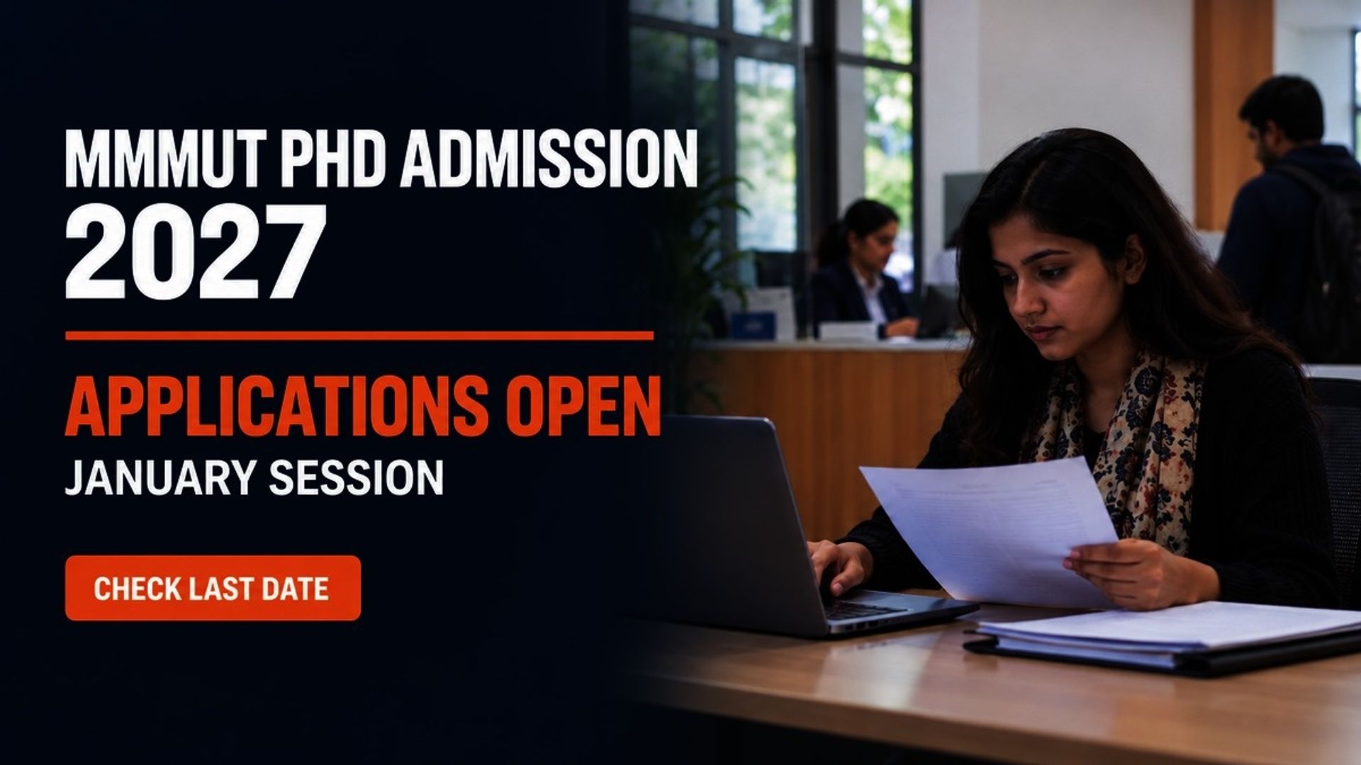 MMMUT PhD Admission 2027 Open; Apply by Nov 2 at mmmut.ac.in