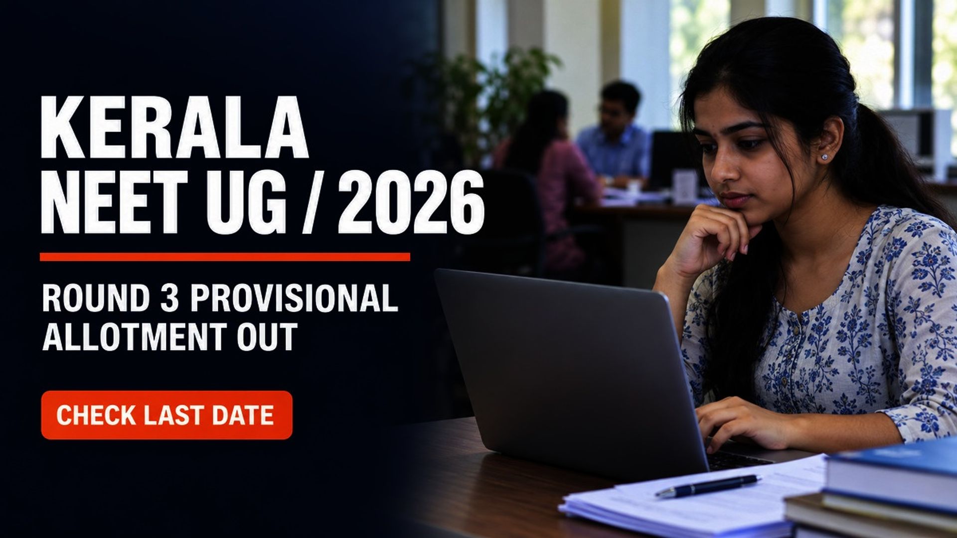 Kerala NEET UG Round 3 Provisional Allotment 2026 Out