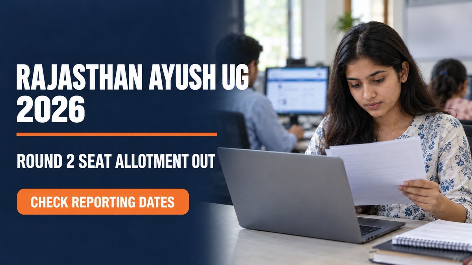 Rajasthan AYUSH UG Round 2 Allotment 2026 Out; Report Oct 13-15