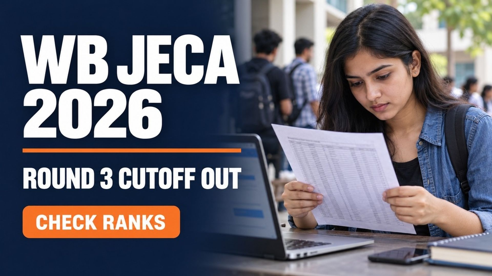 WB JECA 2026 Round 3 Cutoff Out at wbjeeb.nic.in; Check Ranks