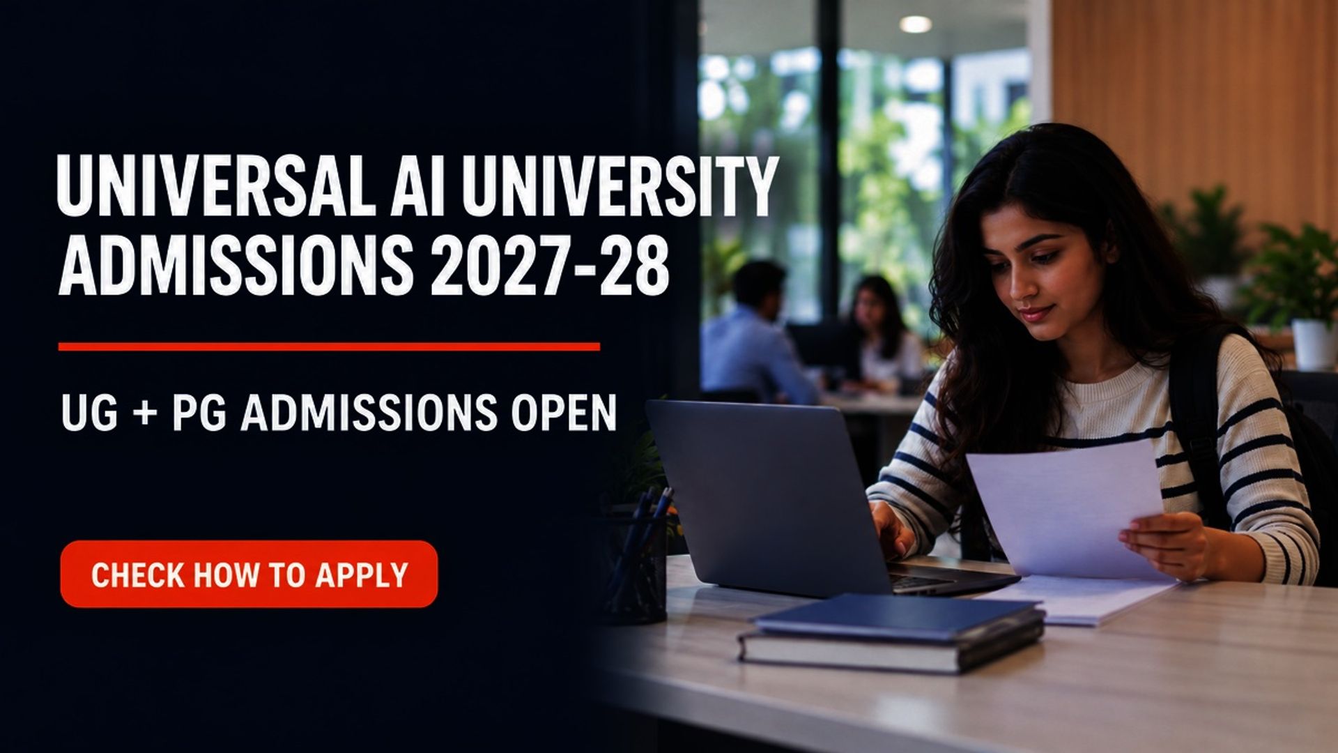 Universal AI University Admissions 2027-28 Open at universalai.in