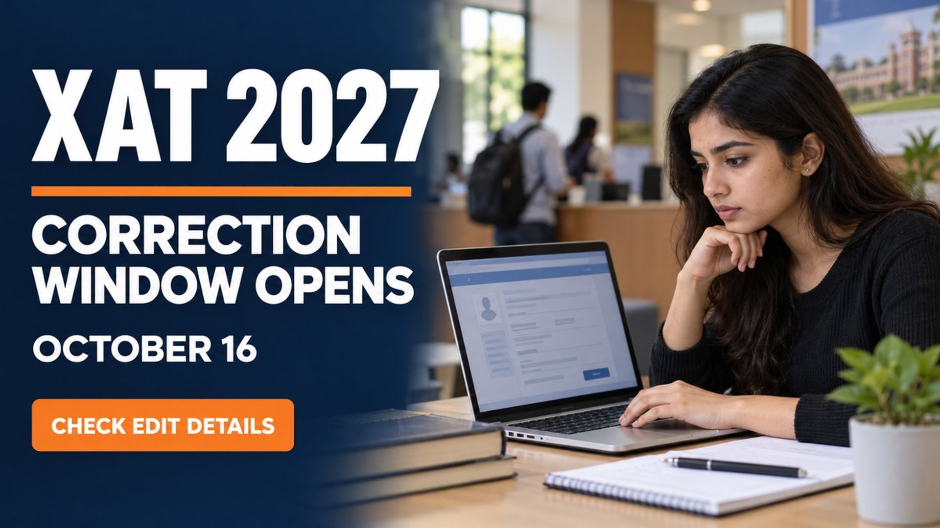 XAT 2027 Correction Window Opens Oct 16 at xatonline.in