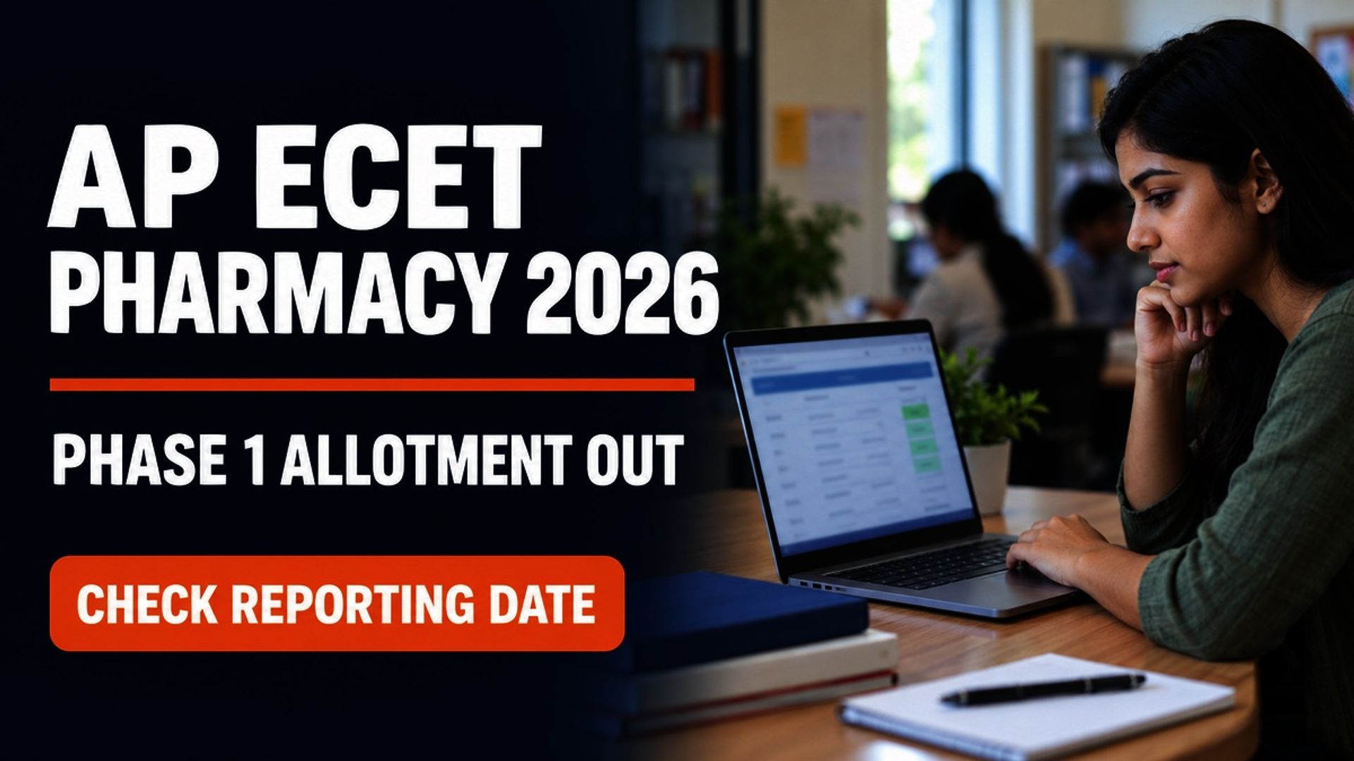 AP ECET Pharmacy Counselling 2026 Allotment Out; Report by Oct 15
