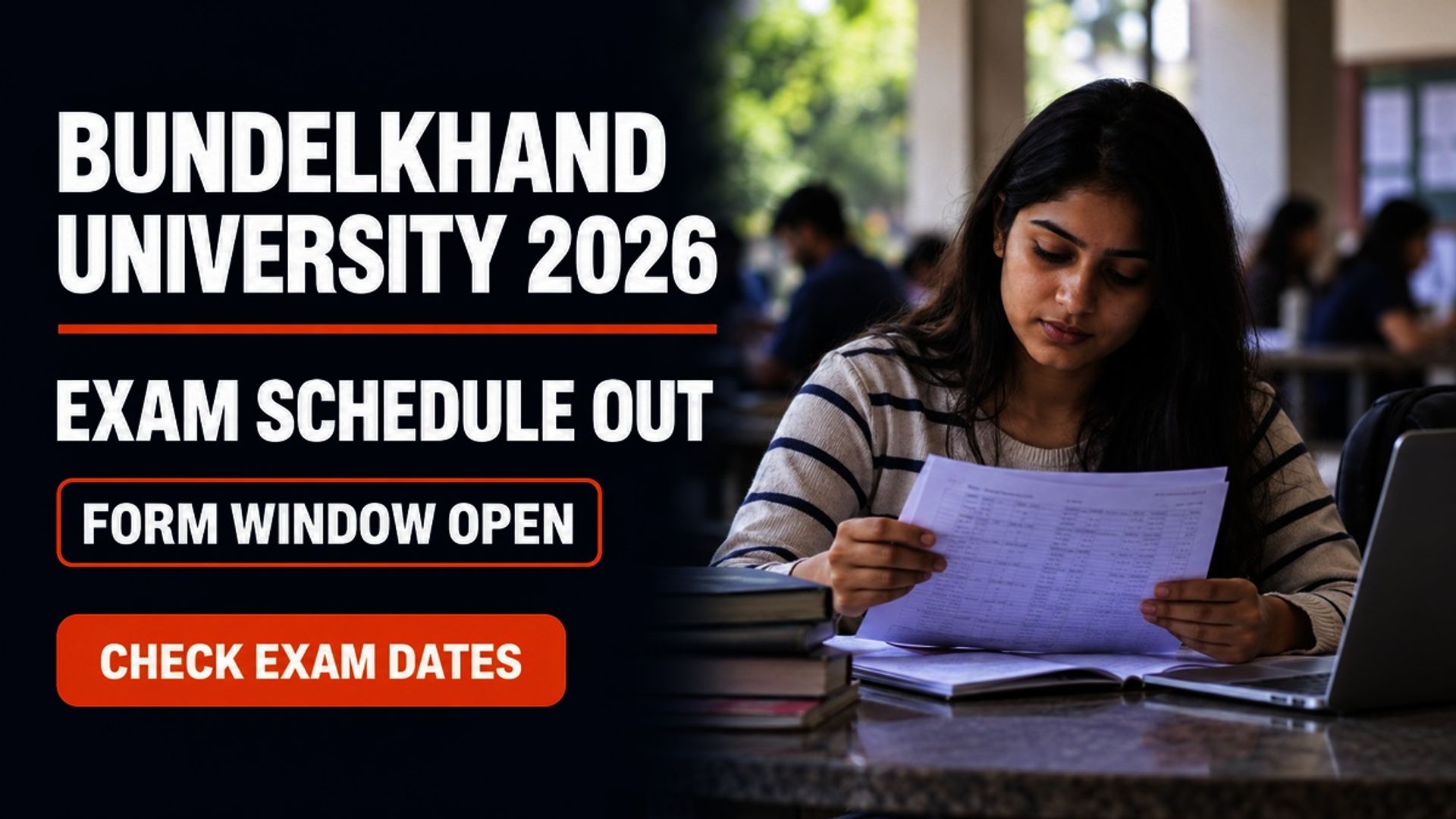 Bundelkhand University Odd Semester Exam 2026: Dates, Form
