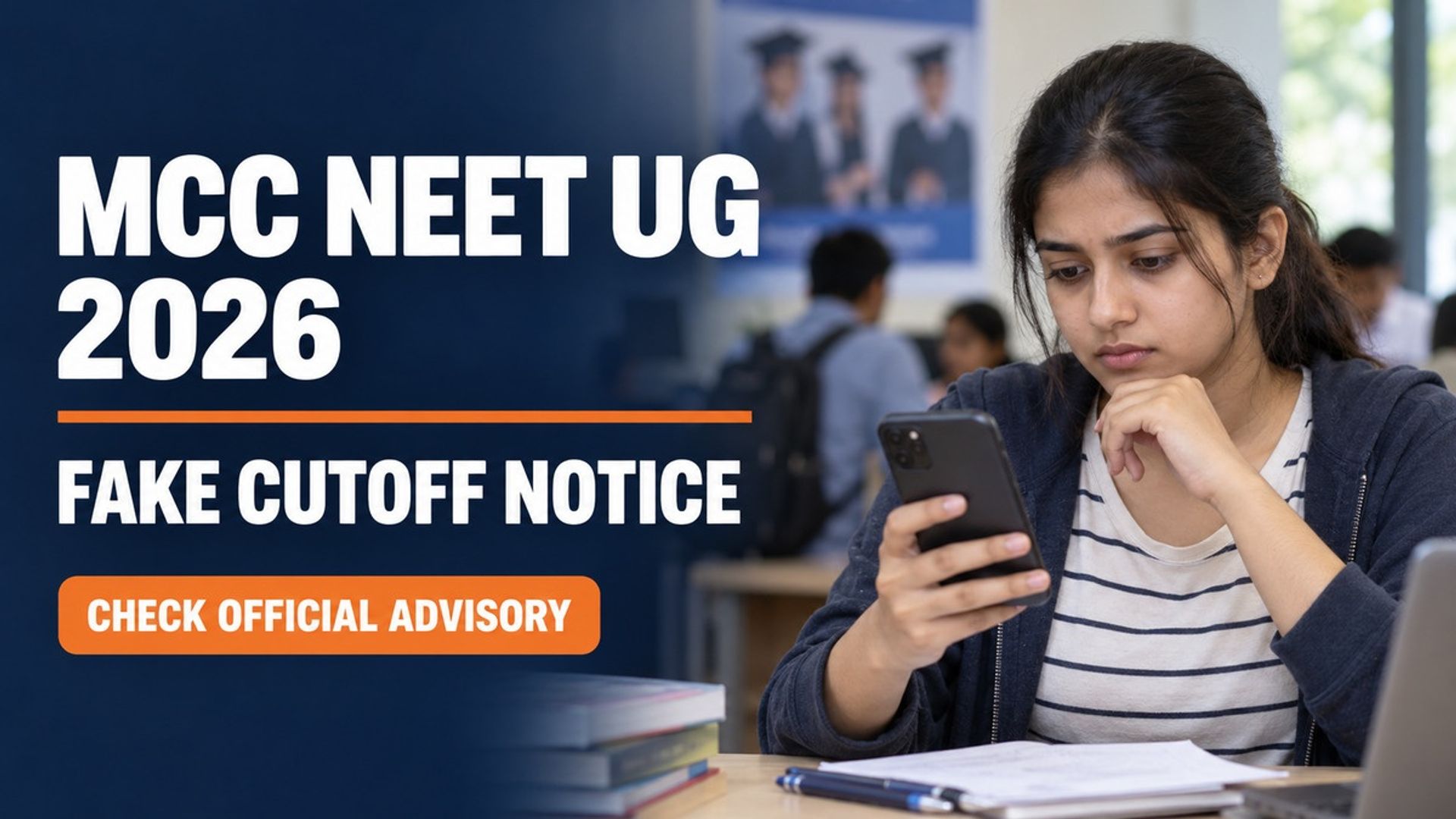 MCC Warns NEET UG 2026 Candidates on Fake Cutoff Notice