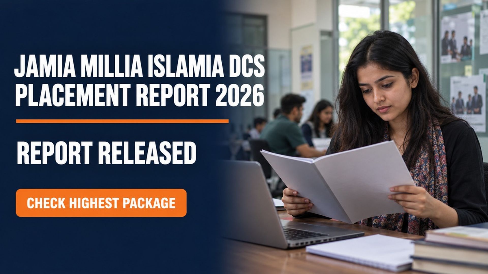Jamia Millia Islamia DCS Placement Report 2026 Released